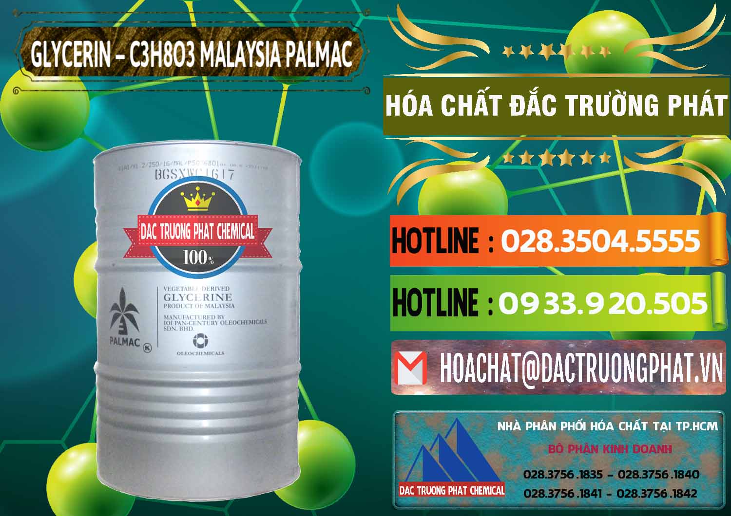 Đơn vị kinh doanh ( bán ) Glycerin – C3H8O3 99.7% Malaysia Palmac - 0067 - Cty chuyên cung cấp ( kinh doanh ) hóa chất tại TP.HCM - cungcaphoachat.com.vn