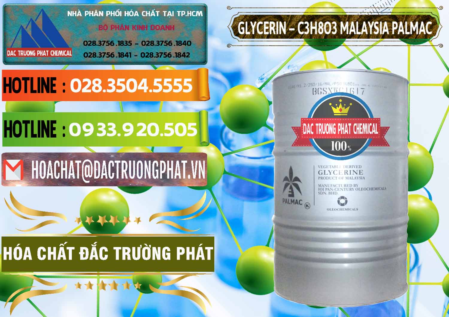 Công ty nhập khẩu và bán Glycerin – C3H8O3 99.7% Malaysia Palmac - 0067 - Nhà phân phối ( cung cấp ) hóa chất tại TP.HCM - cungcaphoachat.com.vn