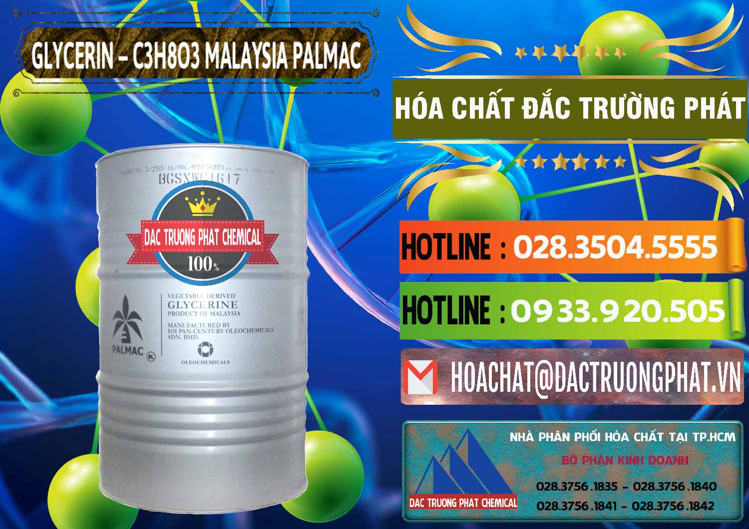 Công ty cung ứng - bán Glycerin – C3H8O3 99.7% Malaysia Palmac - 0067 - Công ty nhập khẩu ( cung cấp ) hóa chất tại TP.HCM - cungcaphoachat.com.vn