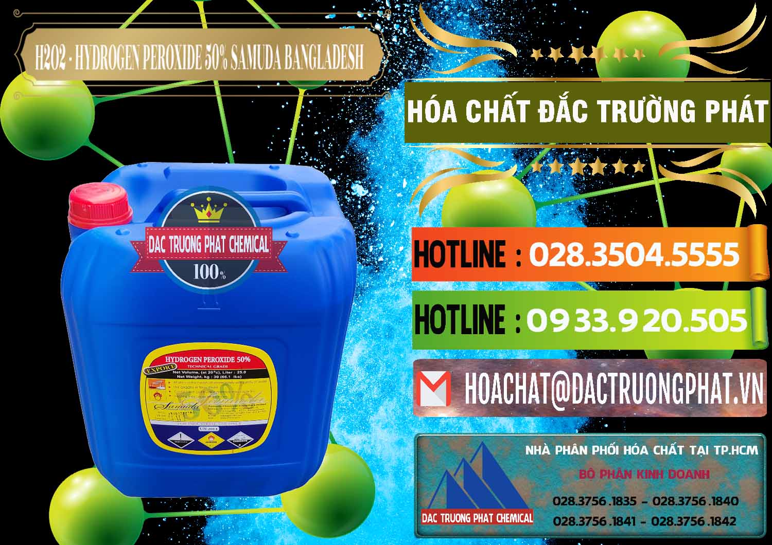 Công ty bán › kinh doanh hóa chất Oxy H2O2 Dạng Nước | H2O2 50% Samuda Bangladesh tại Bà Rịa Vũng Tàu Bán H2O2 - Hydrogen Peroxide 50% Samuda Bangladesh - 0077 - Cty nhập khẩu ( cung cấp ) hóa chất tại TP.HCM - cungcaphoachat.com.vn