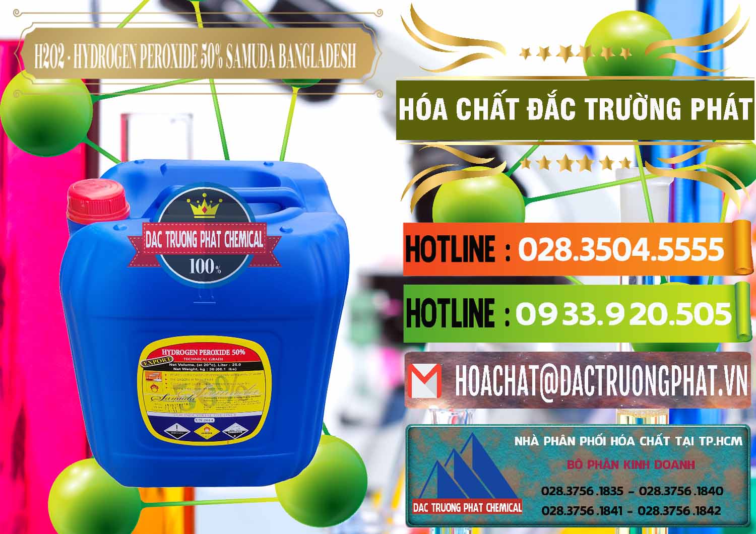 Cty kinh doanh và bán Hóa Chất Công Nghiệp Ôxy Già Ø H2O2 Chuyên bán ( cung ứng ) H2O2 - Hydrogen Peroxide 50% Samuda Bangladesh - 0077 - Đơn vị cung cấp & nhập khẩu hóa chất tại TP.HCM - cungcaphoachat.com.vn