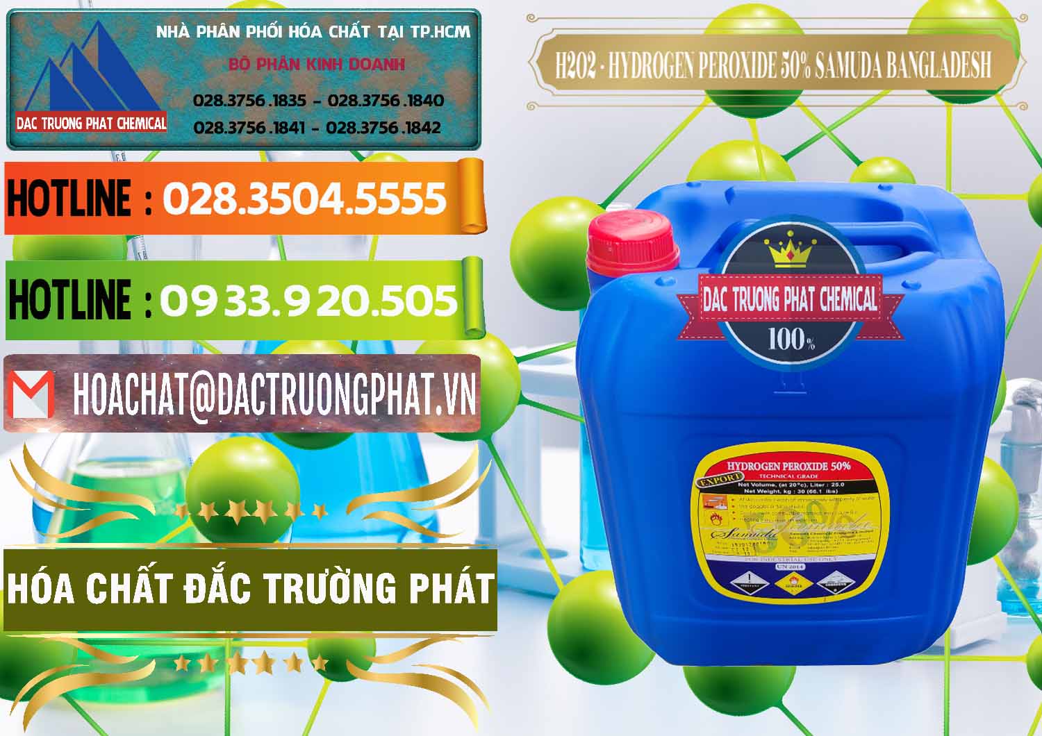 Nhà bán hàng < phân phối H2O2 - Hydrogen Dioxide Lỏng 50% Samuda Bangladesh Cty bán ( cung cấp ) H2O2 - Hydrogen Peroxide 50% Samuda Bangladesh - 0077 - Nhà cung cấp - bán hóa chất tại TP.HCM - cungcaphoachat.com.vn