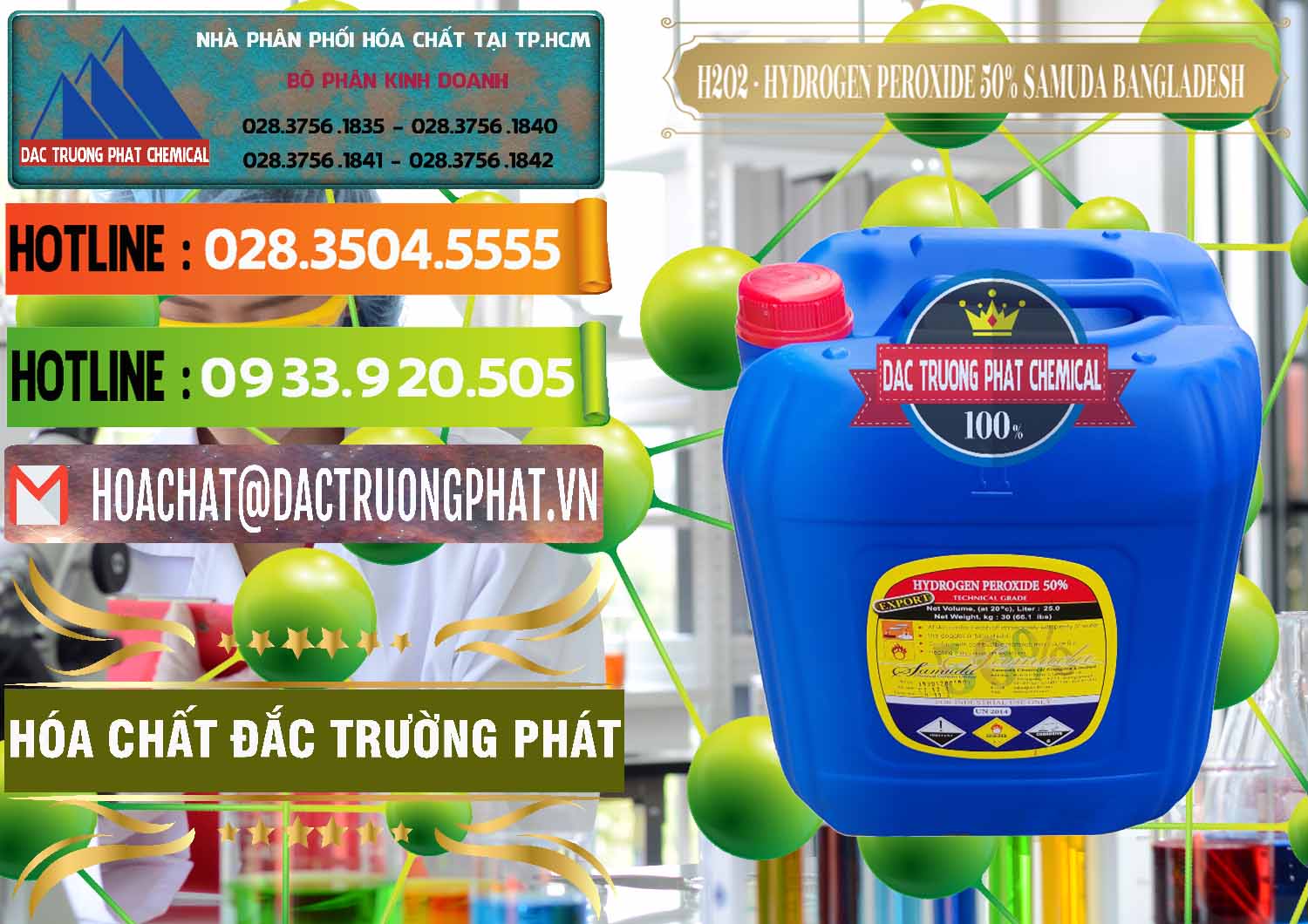 Công ty bán Œ phân phối Hydrogen Peroxide › Hydrogen Peroxide Liquid 50% Samuda Bangladesh Chuyên cung ứng ( bán ) H2O2 - Hydrogen Peroxide 50% Samuda Bangladesh - 0077 - Đơn vị cung cấp _ nhập khẩu hóa chất tại TP.HCM - cungcaphoachat.com.vn