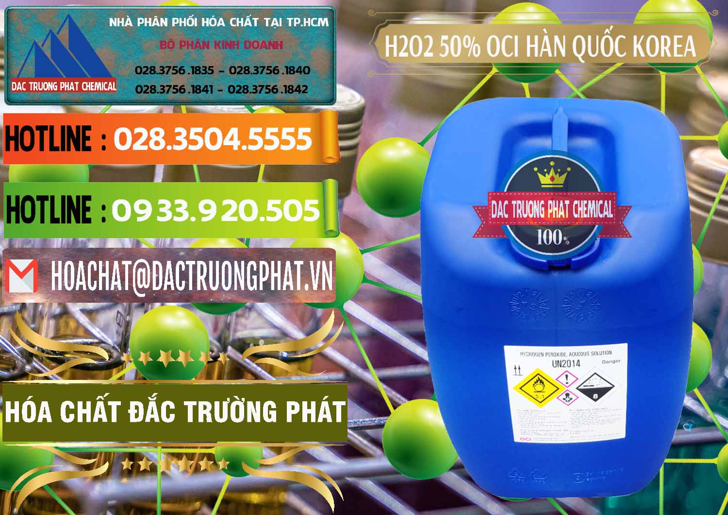 Nơi bán _ cung ứng H2O2 - Hydrogen Peroxide 50% OCI Hàn Quốc Korea - 0075 - Cty chuyên cung cấp _ kinh doanh hóa chất tại TP.HCM - cungcaphoachat.com.vn