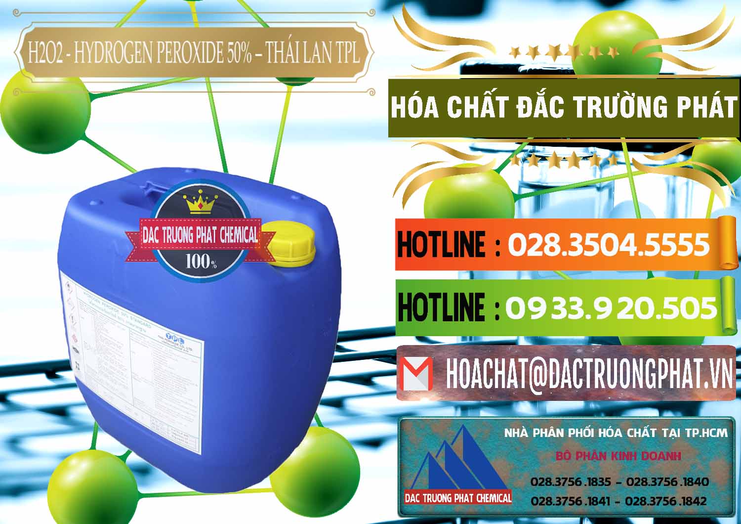 Công ty chuyên kinh doanh - bán H2O2 - Hydrogen Peroxide 50% Thái Lan TPL - 0076 - Nhà cung cấp và phân phối hóa chất tại TP.HCM - cungcaphoachat.com.vn
