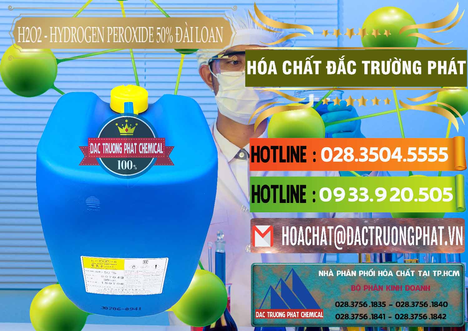Cty chuyên cung cấp Þ bán hóa chất H2O2 ß Oxy H2O2 Dạng Nước 50% Đài Loan Taiwan Chang Chun Chuyên bán ( cung cấp ) H2O2 - Hydrogen Peroxide 50% Đài Loan Taiwan Chang Chun - 0069 - Nơi chuyên cung ứng và phân phối hóa chất tại TP.HCM - cungcaphoachat.com.vn