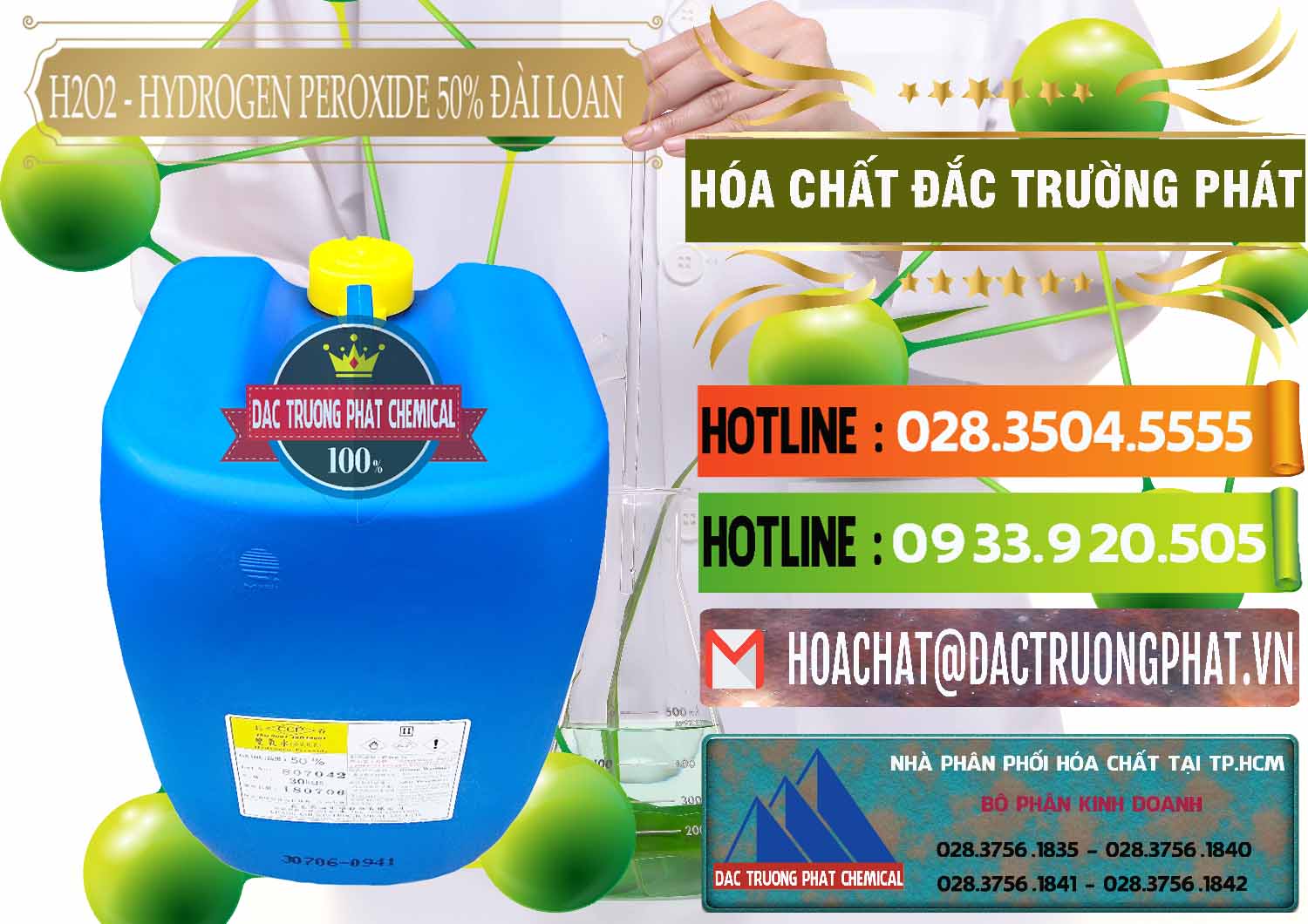Công ty chuyên cung cấp - bán hóa chất Hydro Peroxit Lỏng > Hydrogen Peroxide 50% Đài Loan Taiwan Chang Chun Cty chuyên nhập khẩu - bán H2O2 - Hydrogen Peroxide 50% Đài Loan Taiwan Chang Chun - 0069 - Kinh doanh & phân phối hóa chất tại TP.HCM - cungcaphoachat.com.vn