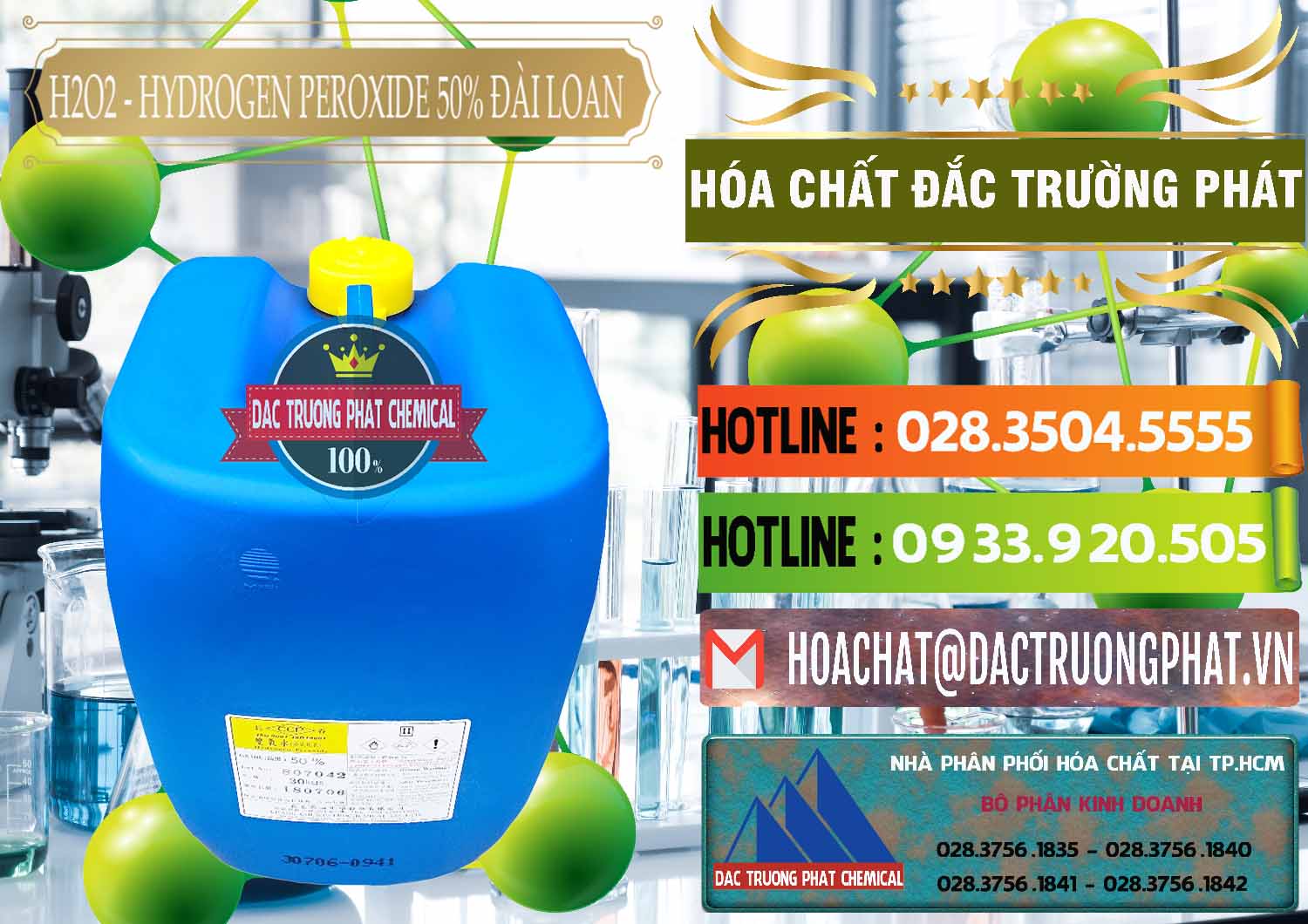 Công ty chuyên cung cấp - bán hóa chất Hydro Peroxit Lỏng > Hydrogen Peroxide 50% Đài Loan Taiwan Chang Chun Nơi bán - cung ứng H2O2 - Hydrogen Peroxide 50% Đài Loan Taiwan Chang Chun - 0069 - Nơi cung cấp - bán hóa chất tại TP.HCM - cungcaphoachat.com.vn