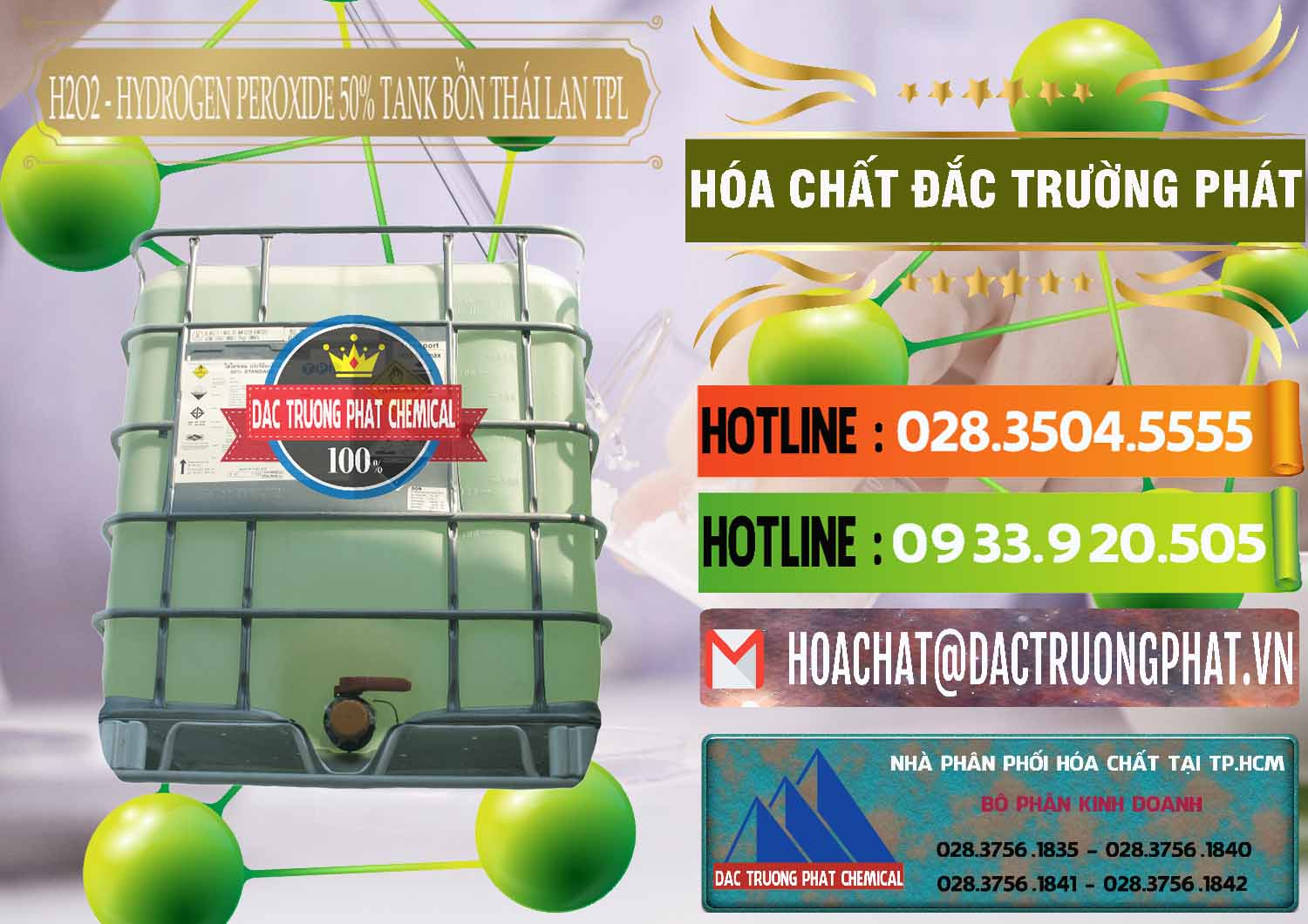 Công ty phân phối » bán hóa chất H2O2 _ Oxy H2O2 Dạng Lỏng 50% Tank IBC Bồn Thái Lan TPL Công ty chuyên kinh doanh _ bán H2O2 - Hydrogen Peroxide 50% Tank IBC Bồn Thái Lan TPL - 0073 - Công ty nhập khẩu & cung cấp hóa chất tại TP.HCM - cungcaphoachat.com.vn