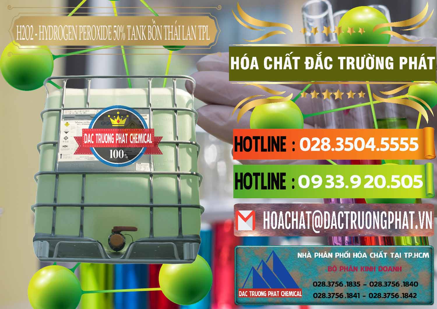 Cty bán ( cung ứng ) Hydrogen Dioxide Lỏng > H2O2 50% Tank IBC Bồn Thái Lan TPL tại Long An Cung cấp ( bán ) H2O2 - Hydrogen Peroxide 50% Tank IBC Bồn Thái Lan TPL - 0073 - Nhà phân phối - cung cấp hóa chất tại TP.HCM - cungcaphoachat.com.vn