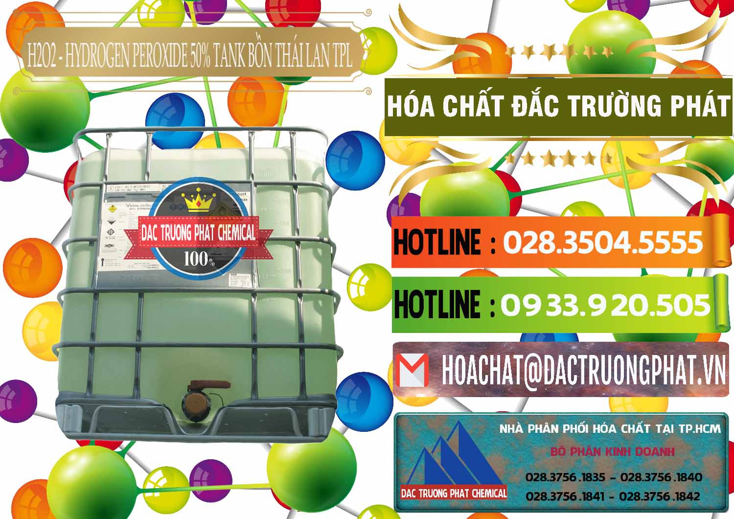 Công ty bán và thương mại H2O2 þ Hydrogen Dioxide Liquid 50% Tank IBC Bồn Thái Lan TPL Đơn vị cung cấp _ bán H2O2 - Hydrogen Peroxide 50% Tank IBC Bồn Thái Lan TPL - 0073 - Cung ứng _ phân phối hóa chất tại TP.HCM - cungcaphoachat.com.vn