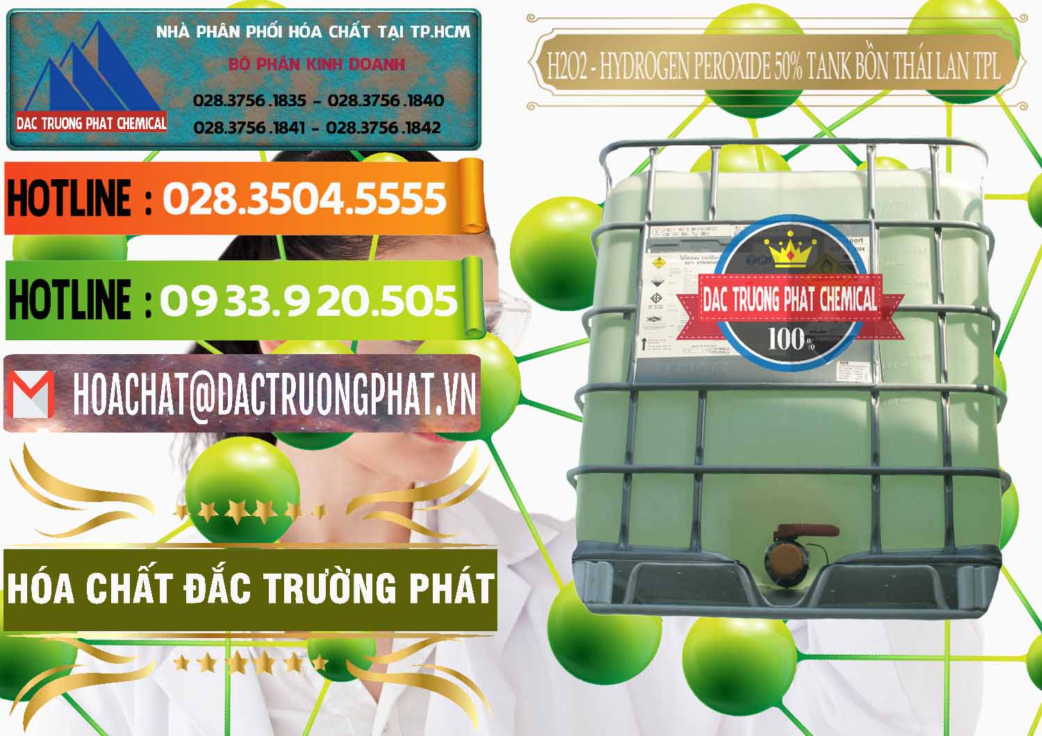 Nơi chuyên bán » cung ứng Hóa chất Liquid Ôxy Già — Hydrogen Peroxide Tank IBC Bồn TPL Thái Công ty nhập khẩu _ bán H2O2 - Hydrogen Peroxide 50% Tank IBC Bồn Thái Lan TPL - 0073 - Chuyên phân phối - cung cấp hóa chất tại TP.HCM - cungcaphoachat.com.vn