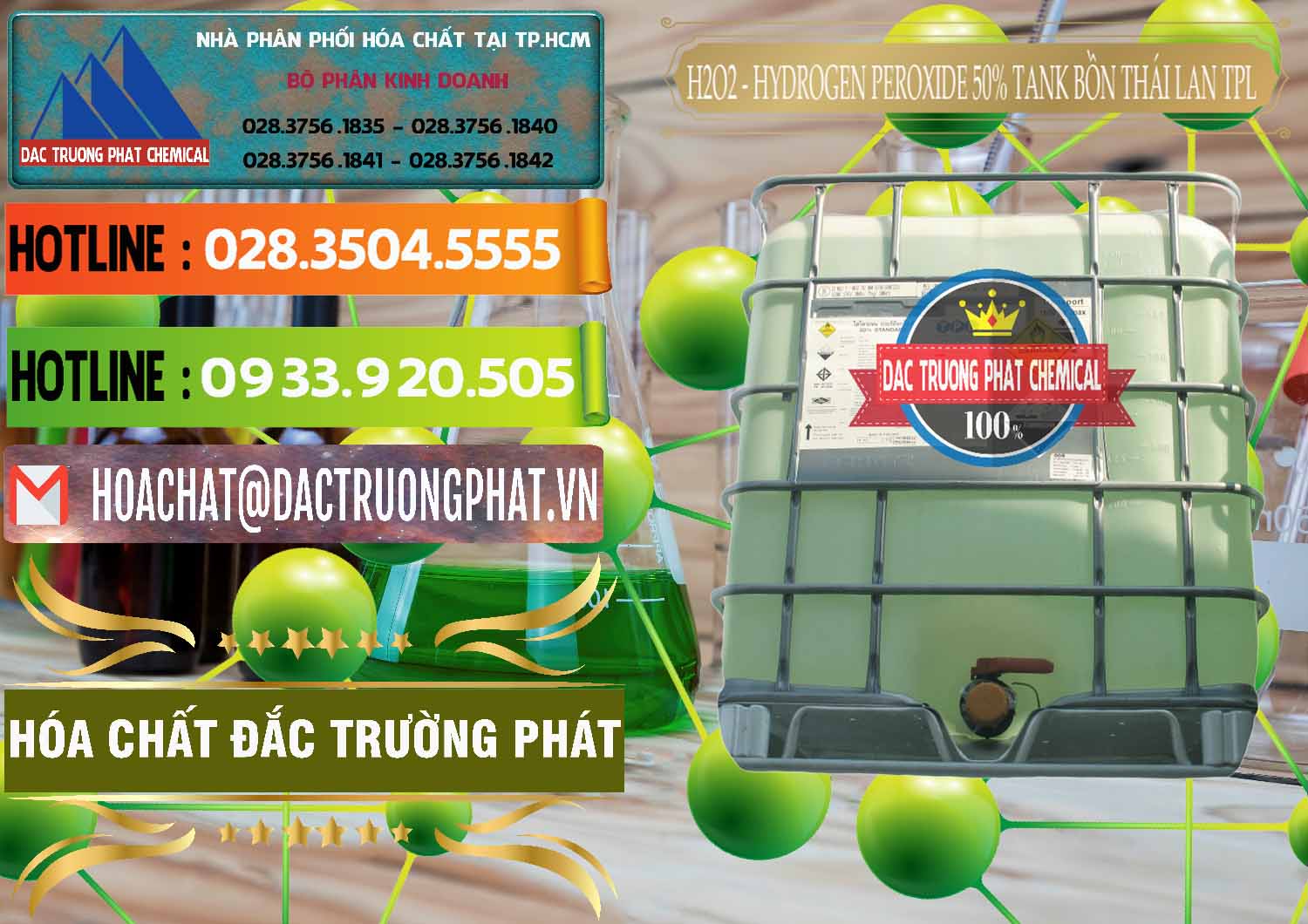 Nơi phân phối * bán Oxy Già — Nước Hydro Peroxit Tank IBC Bồn TPL Thái Công ty cung cấp và bán H2O2 - Hydrogen Peroxide 50% Tank IBC Bồn Thái Lan TPL - 0073 - Công ty phân phối và cung cấp hóa chất tại TP.HCM - cungcaphoachat.com.vn