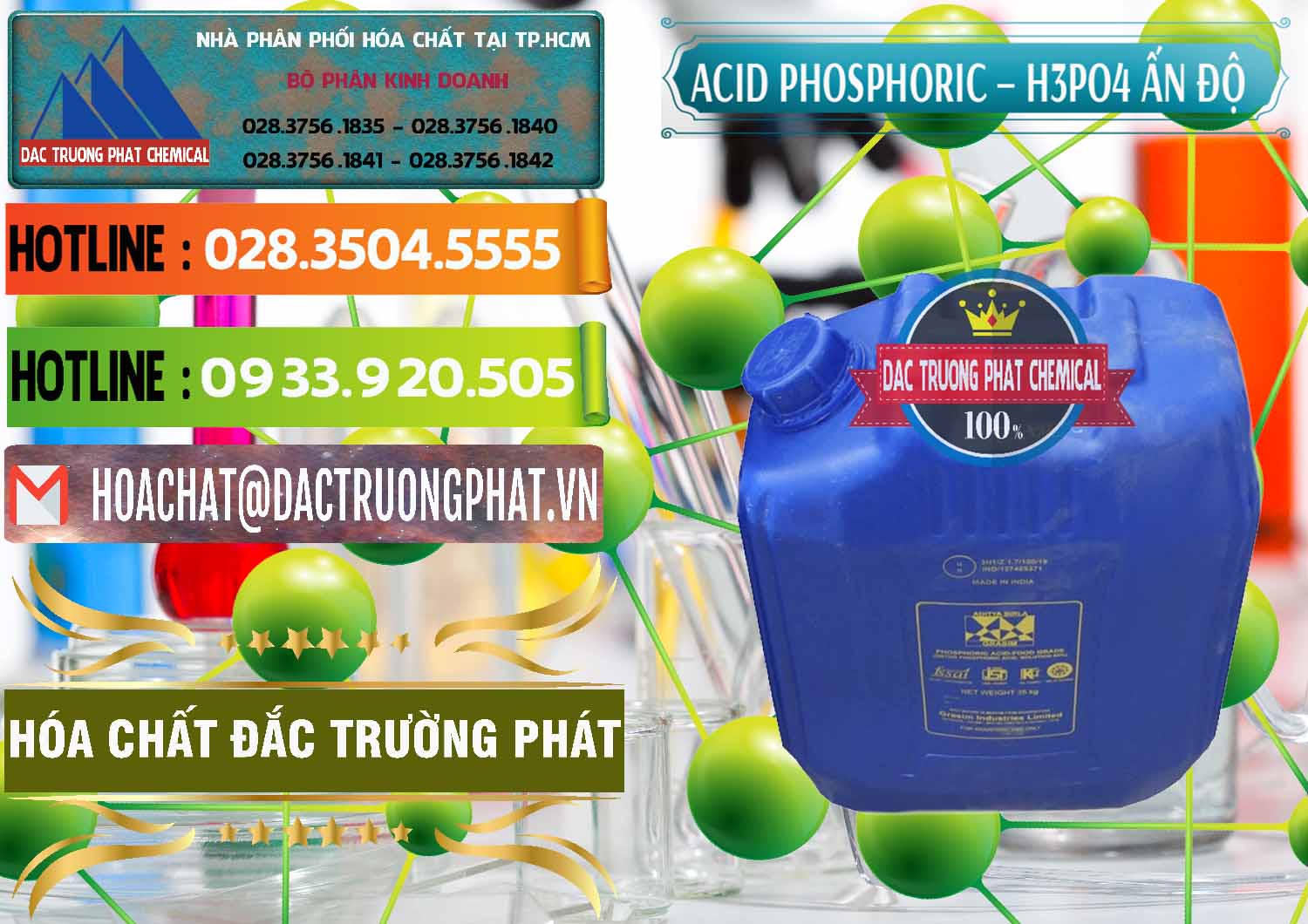 Đơn vị chuyên nhập khẩu ( bán ) Axit Phosphoric H3PO4 85% Ấn Độ - 0350 - Đơn vị cung cấp _ phân phối hóa chất tại TP.HCM - cungcaphoachat.com.vn
