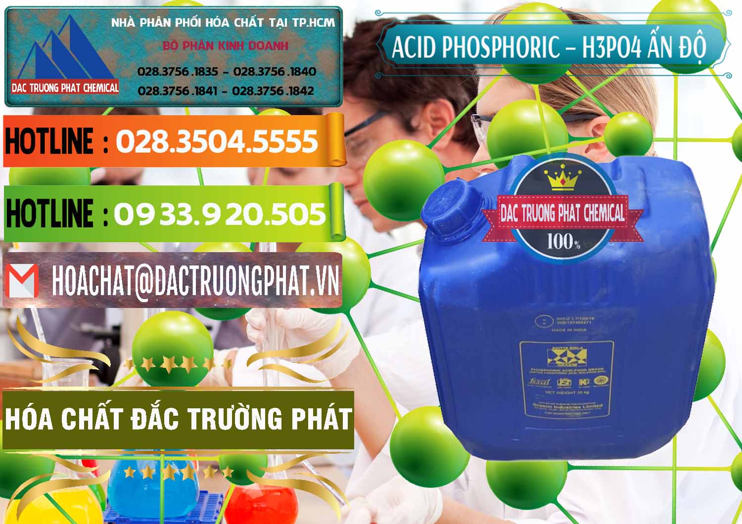 Công ty chuyên bán ( phân phối ) Axit Phosphoric H3PO4 85% Ấn Độ - 0350 - Nơi cung cấp ( nhập khẩu ) hóa chất tại TP.HCM - cungcaphoachat.com.vn