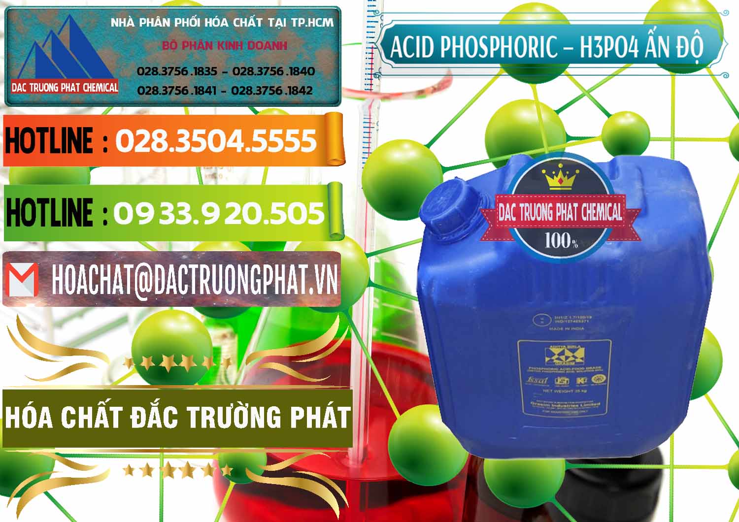 Đơn vị bán ( cung ứng ) Axit Phosphoric H3PO4 85% Ấn Độ - 0350 - Công ty kinh doanh và cung cấp hóa chất tại TP.HCM - cungcaphoachat.com.vn