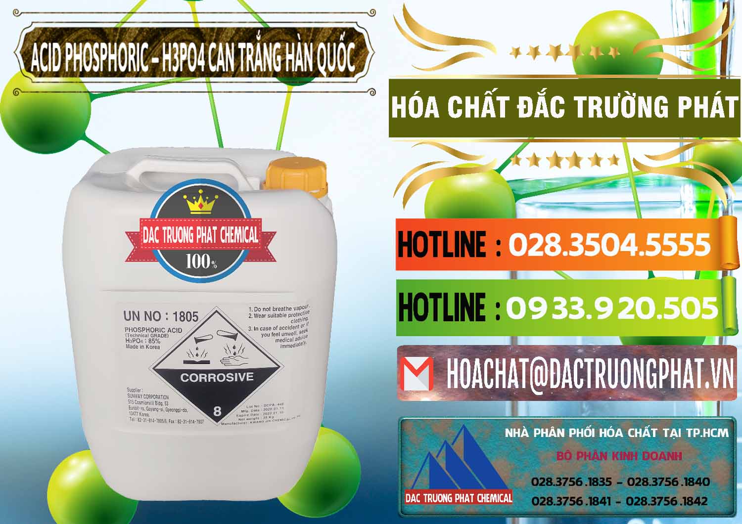 Công ty cung cấp & bán Acid Phosphoric - Axit Phosphoric H3PO4 Can Trắng Hàn Quốc Korea - 0017 - Công ty chuyên bán & phân phối hóa chất tại TP.HCM - cungcaphoachat.com.vn