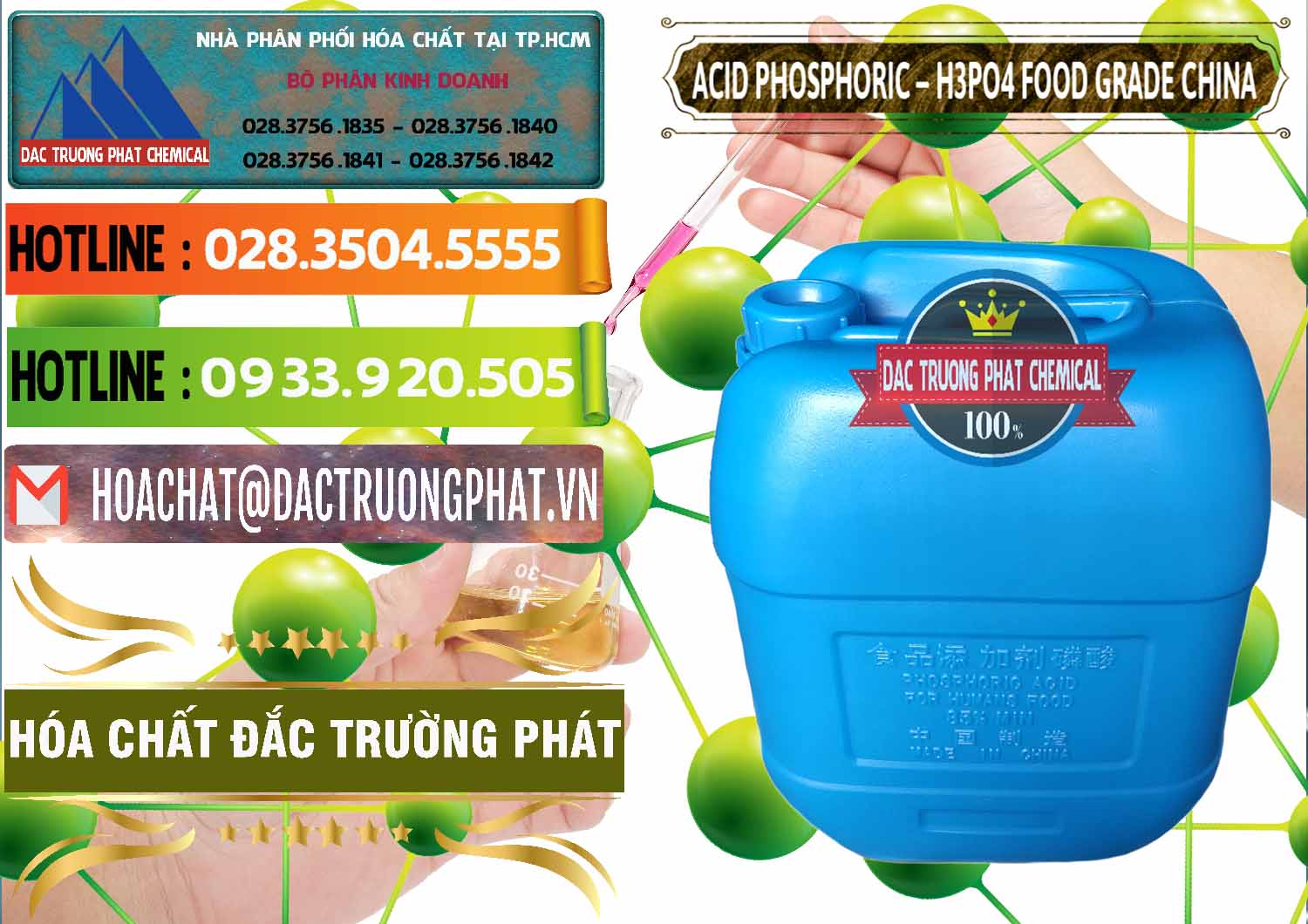 Nơi chuyên cung cấp & bán Acid Phosphoric – H3PO4 85% Food Grade Trung Quốc China - 0015 - Công ty chuyên cung cấp _ bán hóa chất tại TP.HCM - cungcaphoachat.com.vn