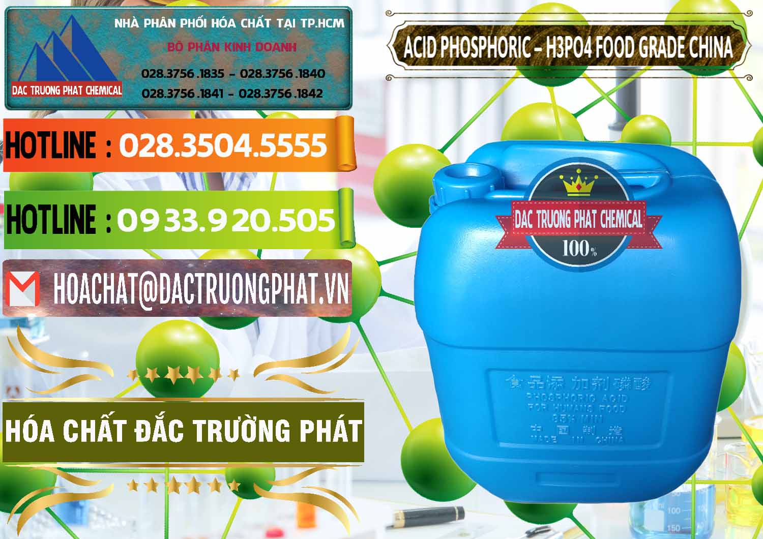 Nhà phân phối & bán Acid Phosphoric – H3PO4 85% Food Grade Trung Quốc China - 0015 - Công ty chuyên bán - cung cấp hóa chất tại TP.HCM - cungcaphoachat.com.vn
