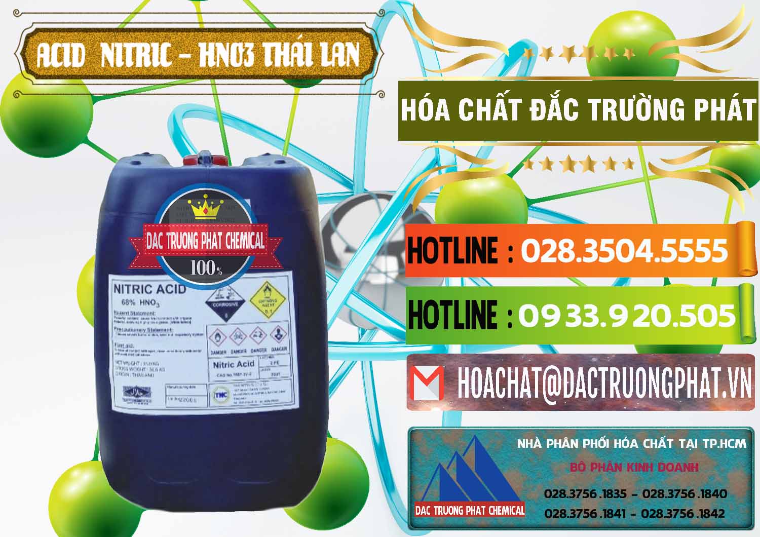 Công ty phân phối và bán Acid Nitric – Axit Nitric HNO3 Thái Lan Thailand - 0344 - Nơi nhập khẩu ( cung cấp ) hóa chất tại TP.HCM - cungcaphoachat.com.vn