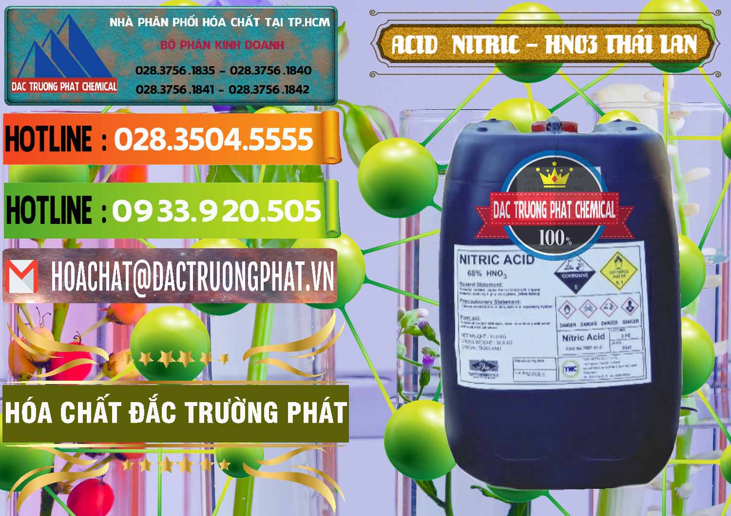 Đơn vị chuyên cung cấp _ bán Acid Nitric – Axit Nitric HNO3 Thái Lan Thailand - 0344 - Công ty chuyên cung cấp _ nhập khẩu hóa chất tại TP.HCM - cungcaphoachat.com.vn
