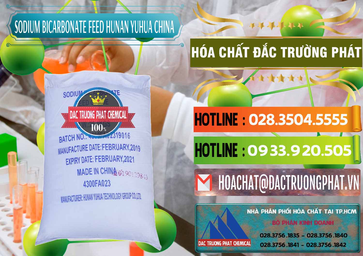 Nơi chuyên bán ( cung ứng ) Sodium Bicarbonate – Bicar NaHCO3 Feed Grade Hunan Yuhua Trung Quốc China - 0263 - Nhà nhập khẩu và cung cấp hóa chất tại TP.HCM - cungcaphoachat.com.vn