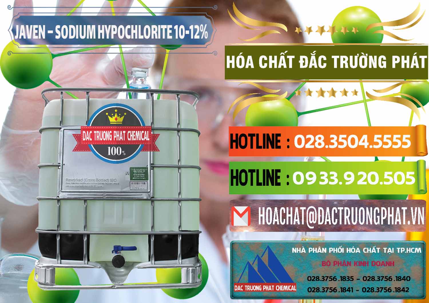 Nhà cung ứng _ phân phối Javen - Sodium Hypochlorite 10-12% Việt Nam - 0188 - Chuyên kinh doanh và cung cấp hóa chất tại TP.HCM - cungcaphoachat.com.vn