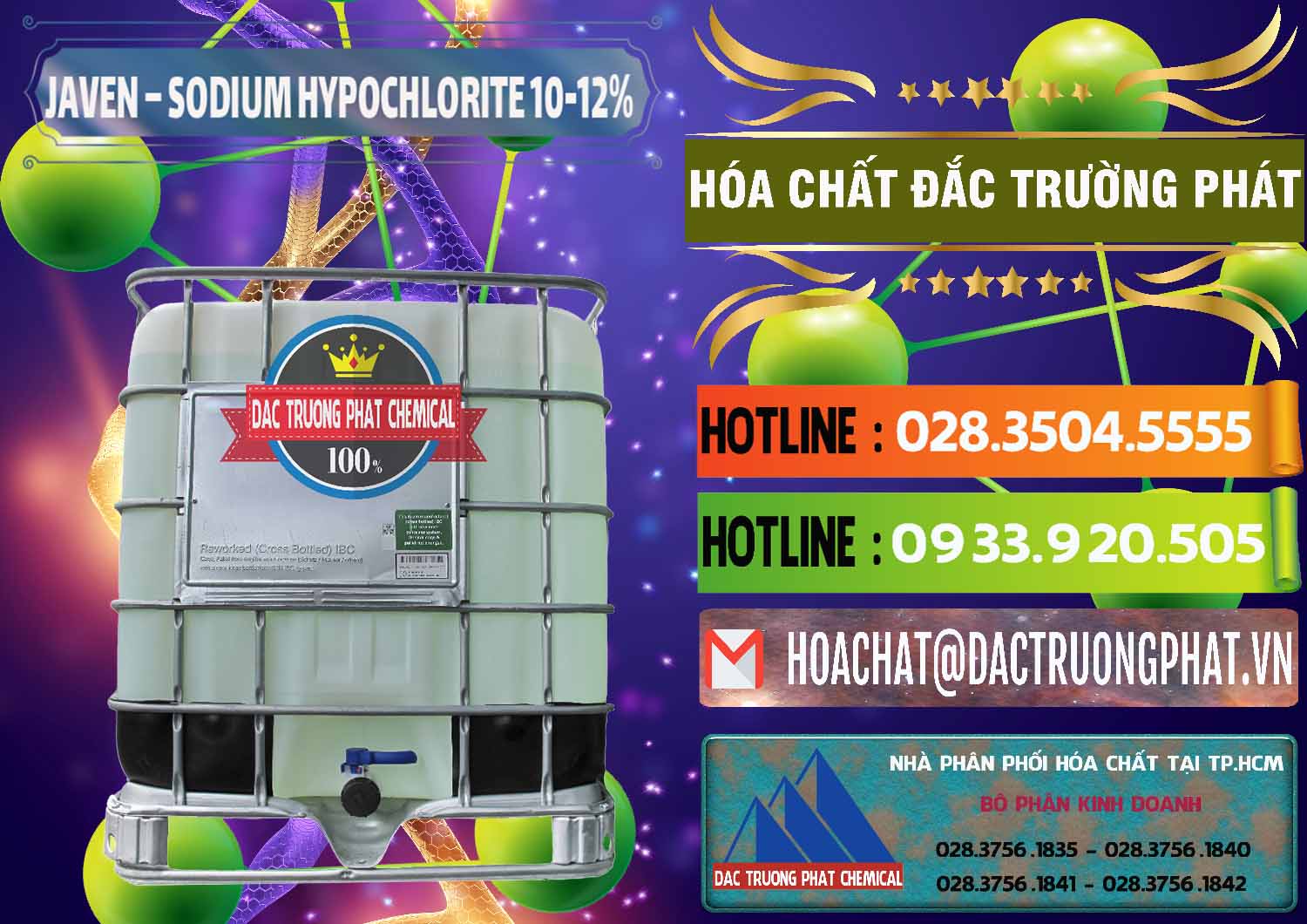 Đơn vị bán ( cung ứng ) Javen - Sodium Hypochlorite 10-12% Việt Nam - 0188 - Cty chuyên bán _ cung ứng hóa chất tại TP.HCM - cungcaphoachat.com.vn