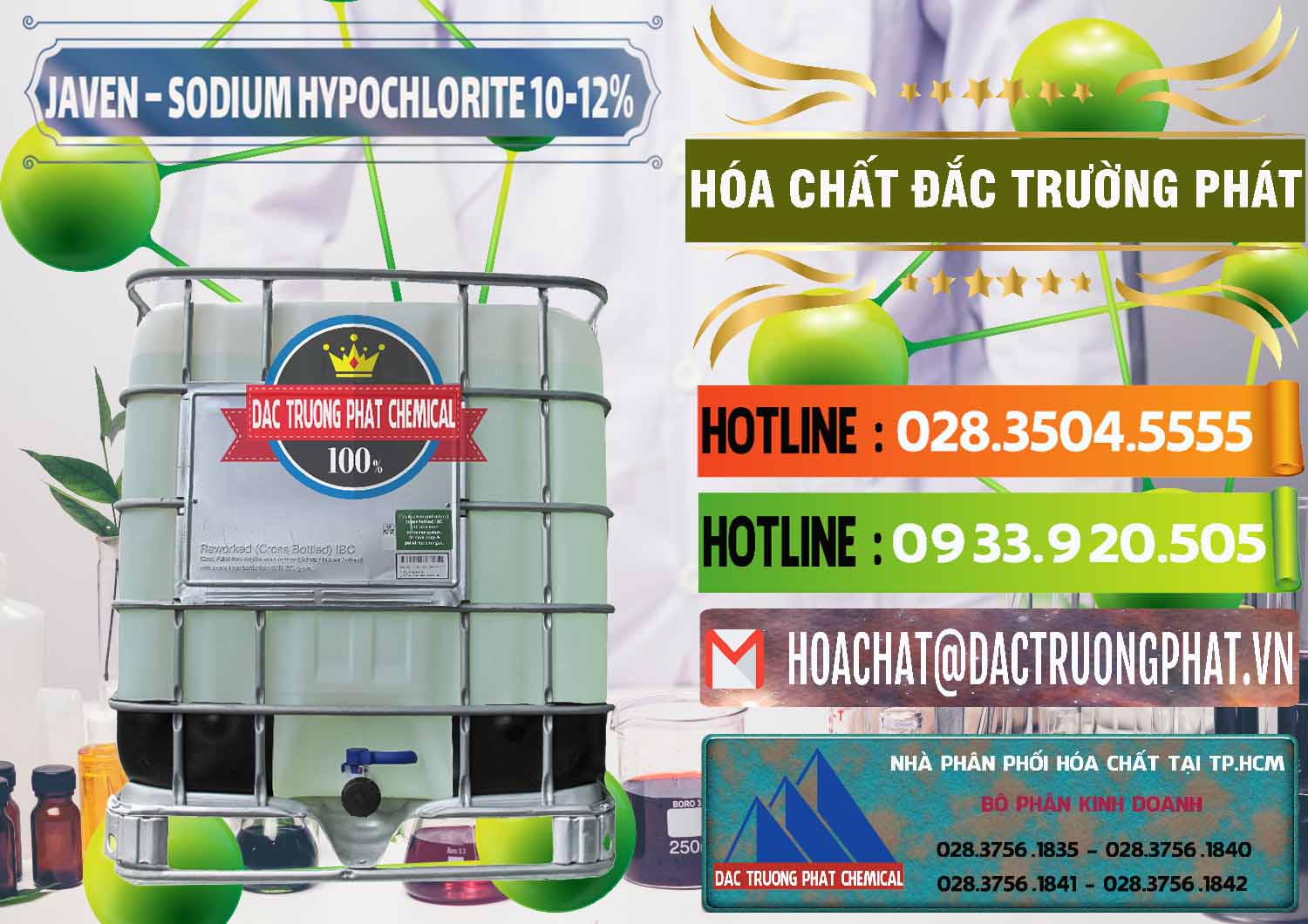 Cty kinh doanh ( bán ) Javen - Sodium Hypochlorite 10-12% Việt Nam - 0188 - Đơn vị chuyên cung cấp và bán hóa chất tại TP.HCM - cungcaphoachat.com.vn