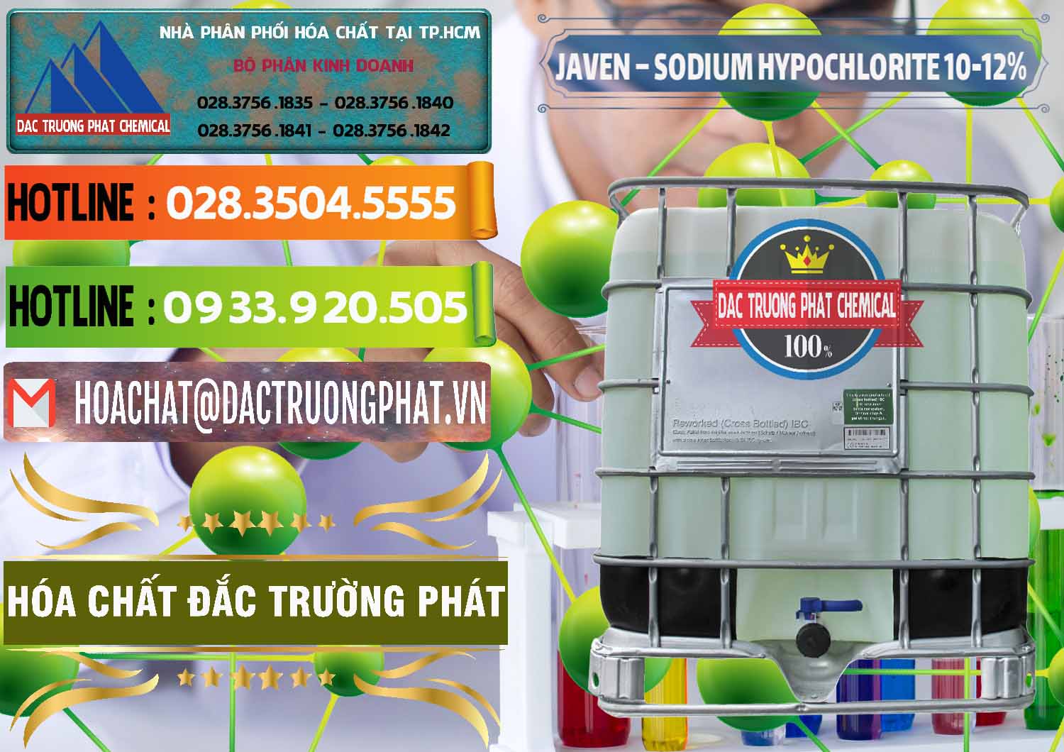 Cty chuyên kinh doanh _ phân phối Javen - Sodium Hypochlorite 10-12% Việt Nam - 0188 - Nơi chuyên bán & phân phối hóa chất tại TP.HCM - cungcaphoachat.com.vn