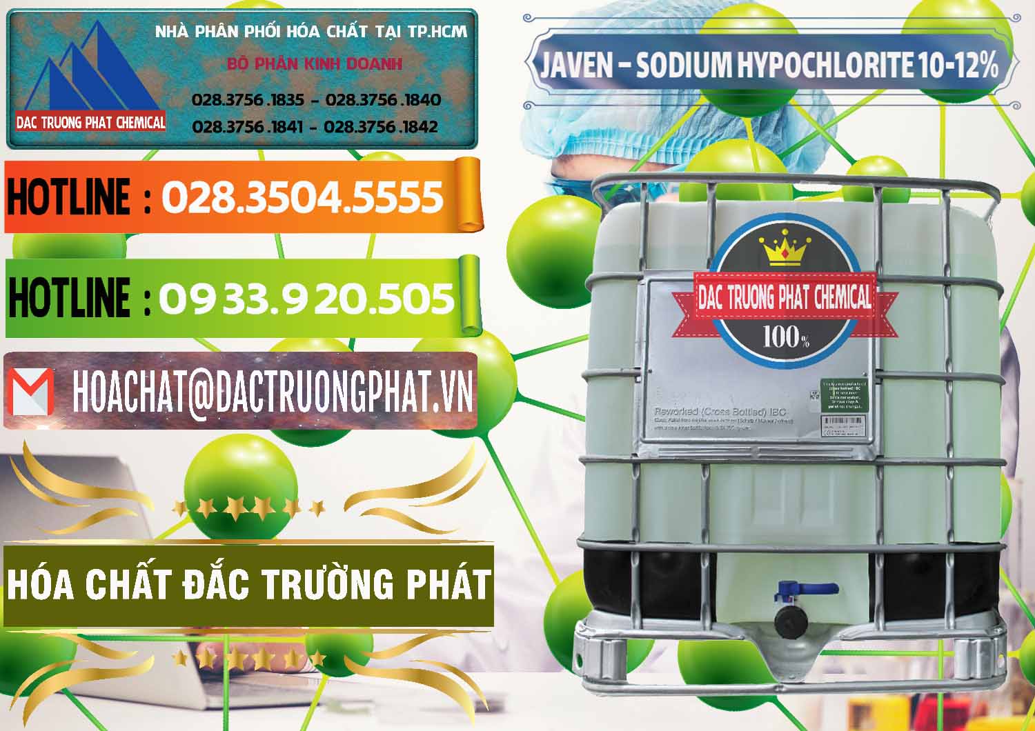Kinh doanh ( phân phối ) Javen - Sodium Hypochlorite 10-12% Việt Nam - 0188 - Đơn vị chuyên cung ứng _ phân phối hóa chất tại TP.HCM - cungcaphoachat.com.vn
