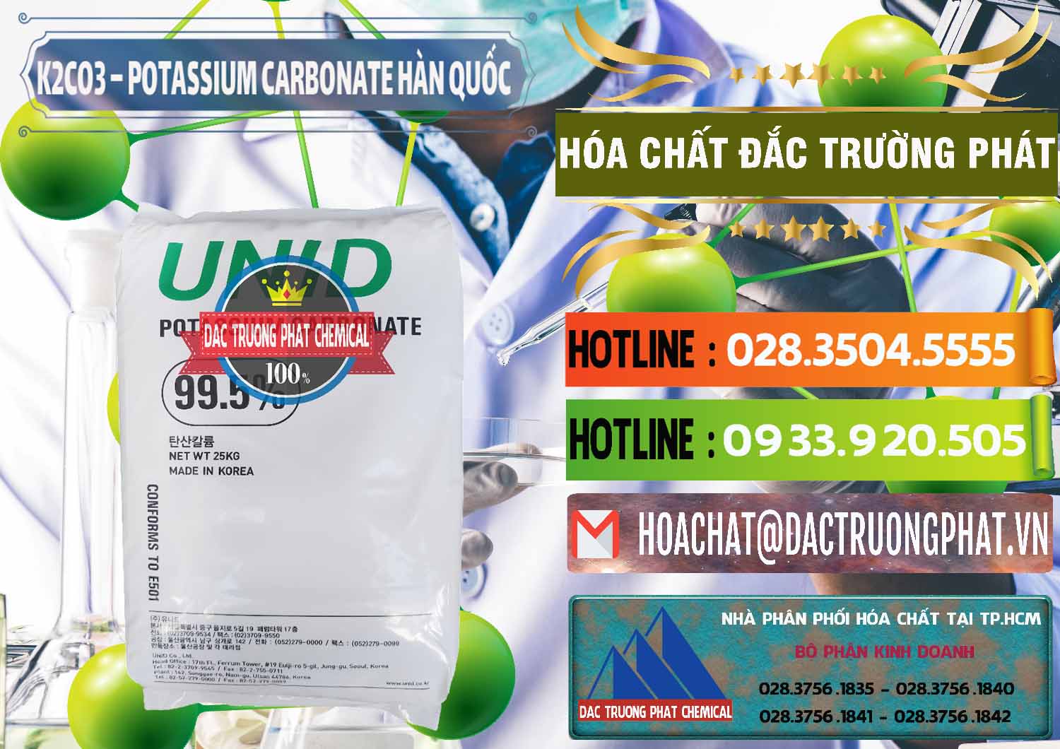 Công ty bán ( cung ứng ) K2Co3 – Potassium Carbonate Unid Hàn Quốc Korea - 0081 - Đơn vị nhập khẩu ( cung cấp ) hóa chất tại TP.HCM - cungcaphoachat.com.vn