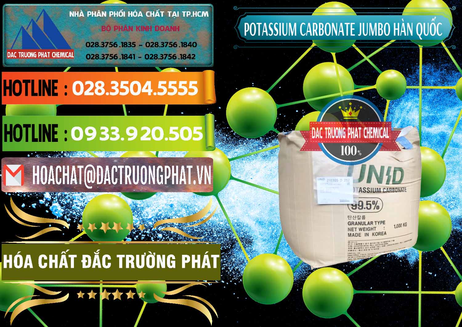 Chuyên bán ( cung cấp ) K2Co3 – Potassium Carbonate Jumbo Bành Unid Hàn Quốc Korea - 0434 - Kinh doanh - phân phối hóa chất tại TP.HCM - cungcaphoachat.com.vn