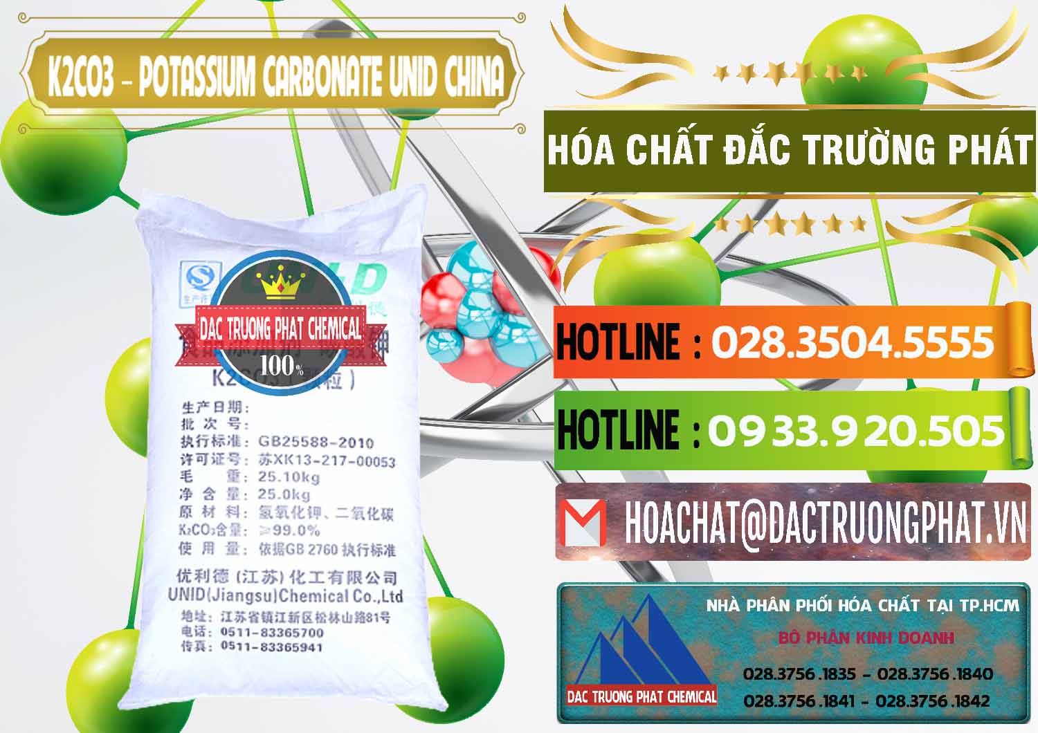 Nơi chuyên kinh doanh - bán K2Co3 – Potassium Carbonate UNID Trung Quốc China - 0475 - Nhà phân phối _ cung cấp hóa chất tại TP.HCM - cungcaphoachat.com.vn