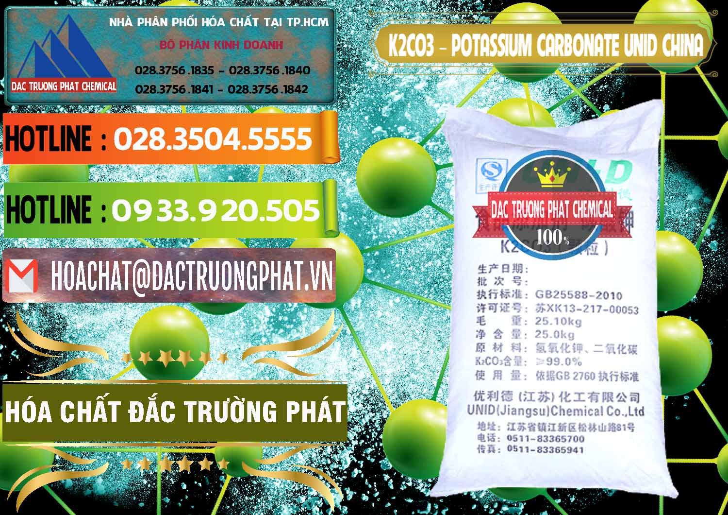 Cty phân phối ( bán ) K2Co3 – Potassium Carbonate UNID Trung Quốc China - 0475 - Chuyên cung cấp & nhập khẩu hóa chất tại TP.HCM - cungcaphoachat.com.vn