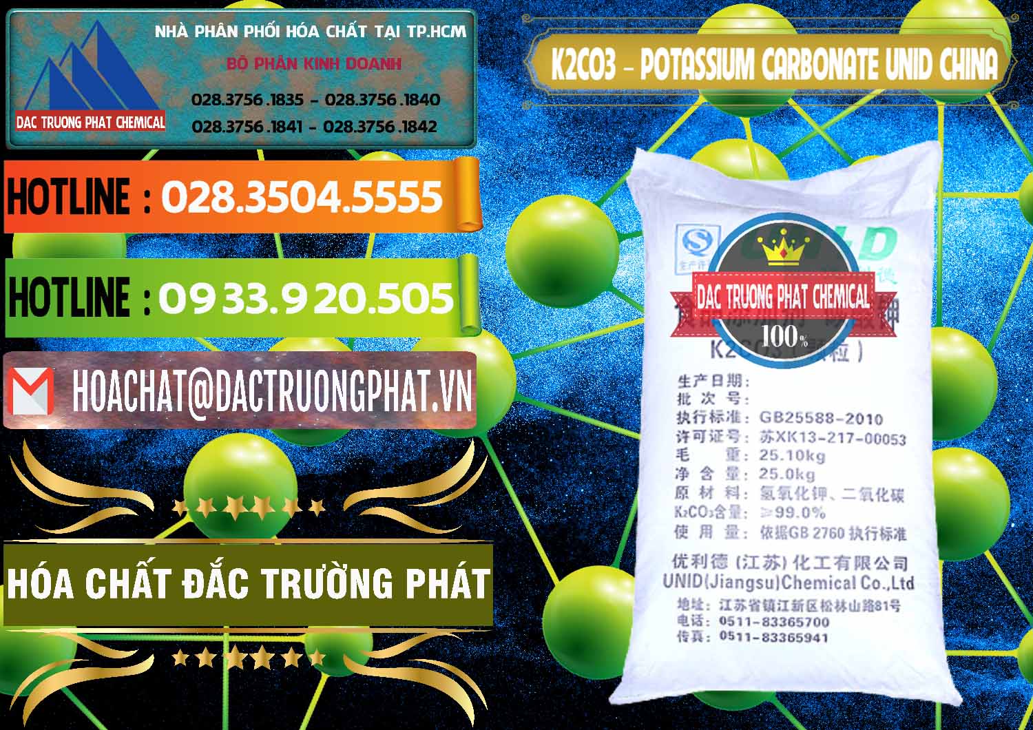 Chuyên kinh doanh - bán K2Co3 – Potassium Carbonate UNID Trung Quốc China - 0475 - Nơi nhập khẩu _ cung cấp hóa chất tại TP.HCM - cungcaphoachat.com.vn