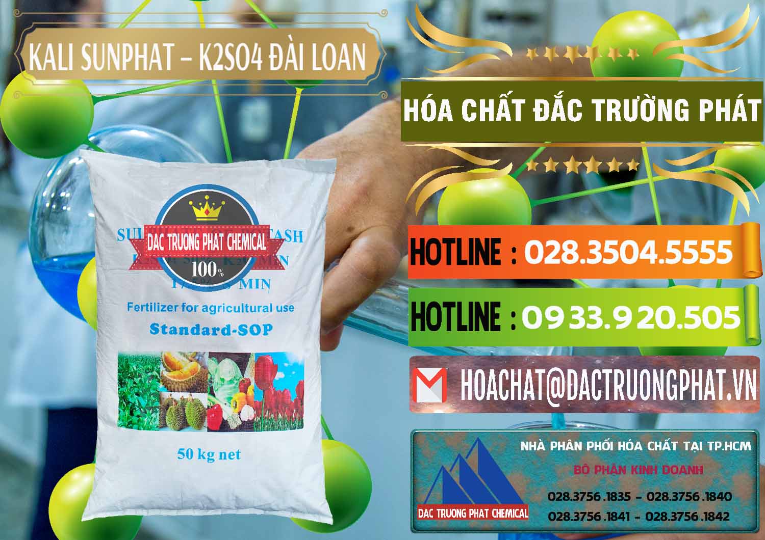 Chuyên nhập khẩu - bán Kali Sunphat – K2SO4 Đài Loan Taiwan - 0084 - Nơi chuyên phân phối _ cung ứng hóa chất tại TP.HCM - cungcaphoachat.com.vn