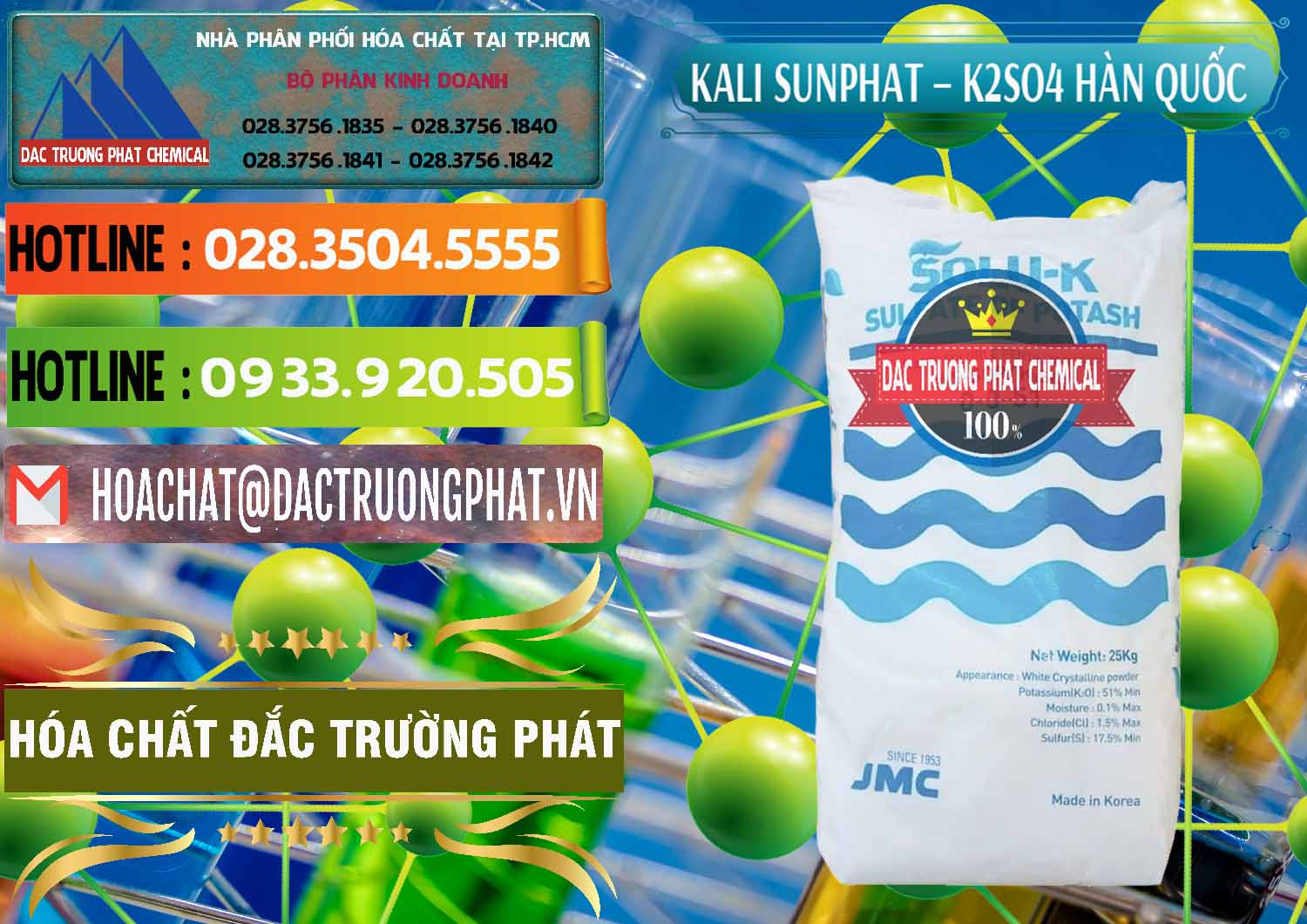 Cty chuyên cung cấp & bán Kali Sunphat – K2SO4 Hàn Quốc Korea - 0410 - Nơi nhập khẩu & phân phối hóa chất tại TP.HCM - cungcaphoachat.com.vn