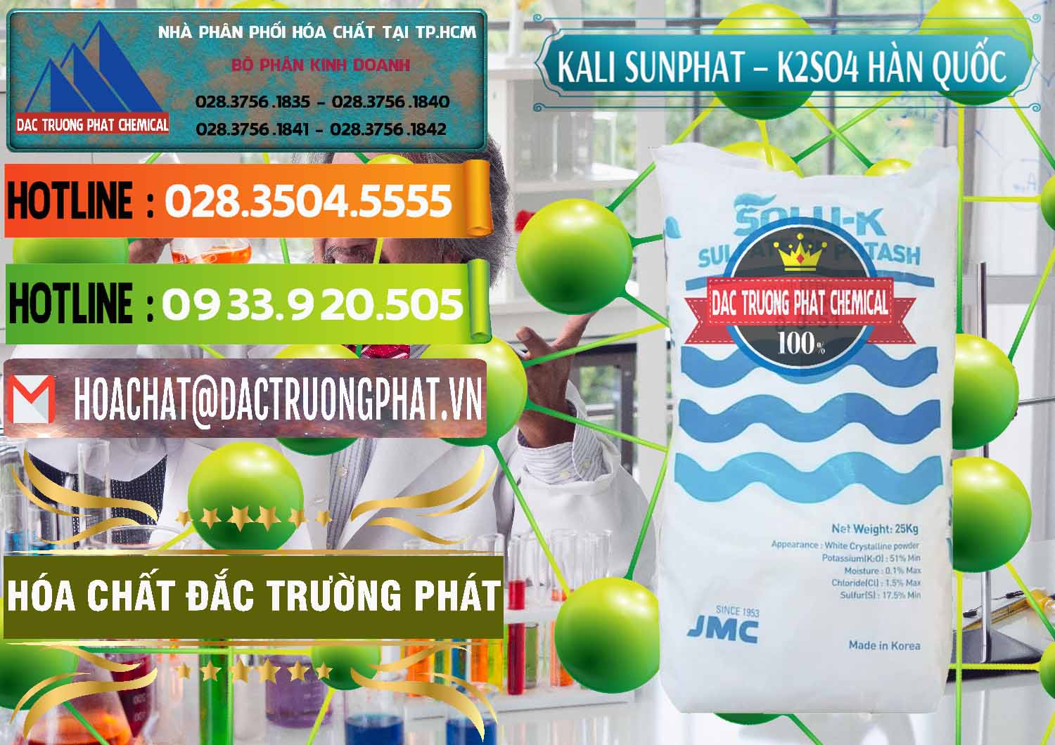 Cty chuyên phân phối - bán Kali Sunphat – K2SO4 Hàn Quốc Korea - 0410 - Công ty cung cấp _ phân phối hóa chất tại TP.HCM - cungcaphoachat.com.vn