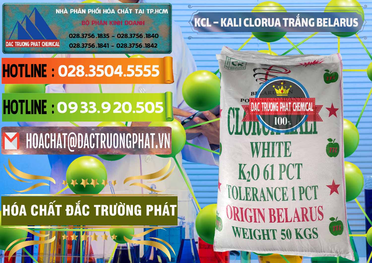Cty chuyên cung cấp và bán KCL – Kali Clorua Trắng Belarus - 0085 - Công ty chuyên cung ứng - phân phối hóa chất tại TP.HCM - cungcaphoachat.com.vn