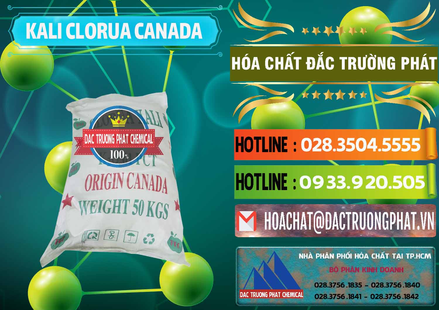 Chuyên bán ( cung cấp ) KCL – Kali Clorua Trắng Canada - 0437 - Đơn vị chuyên kinh doanh ( phân phối ) hóa chất tại TP.HCM - cungcaphoachat.com.vn