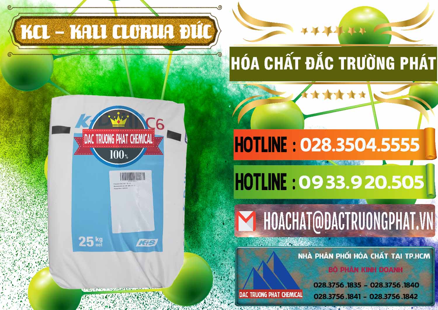 Công ty bán ( phân phối ) KCL – Kali Clorua Trắng K DRILL Đức Germany - 0428 - Cty cung cấp _ bán hóa chất tại TP.HCM - cungcaphoachat.com.vn