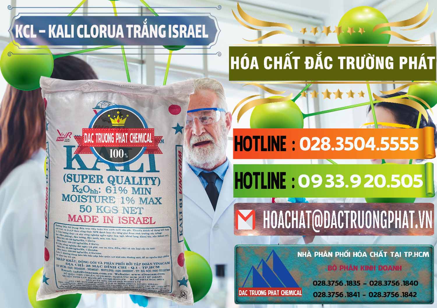 Đơn vị chuyên nhập khẩu - bán KCL – Kali Clorua Trắng Israel - 0087 - Đơn vị cung cấp _ kinh doanh hóa chất tại TP.HCM - cungcaphoachat.com.vn
