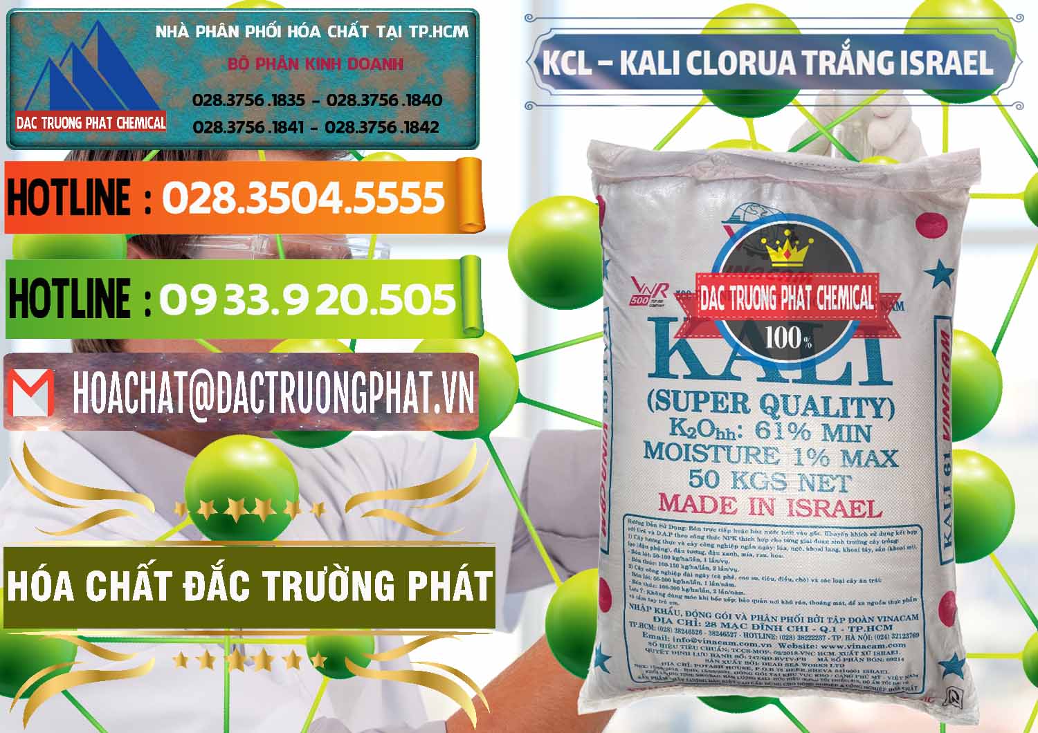 Nơi chuyên phân phối _ bán KCL – Kali Clorua Trắng Israel - 0087 - Chuyên phân phối _ kinh doanh hóa chất tại TP.HCM - cungcaphoachat.com.vn