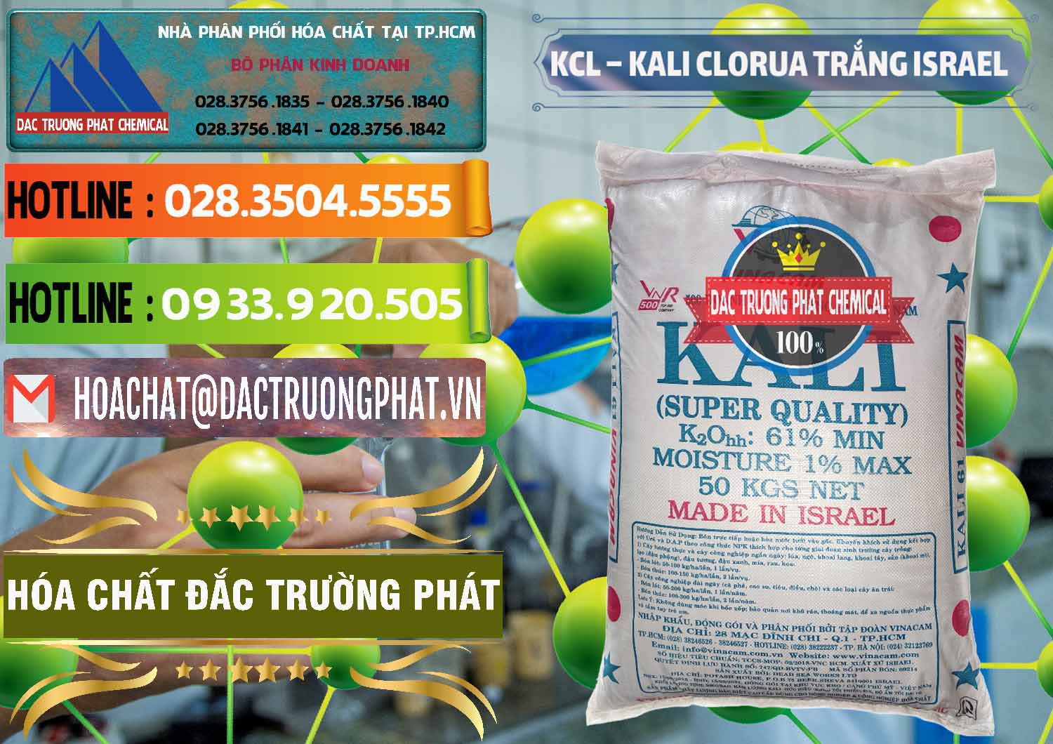 Nơi chuyên bán ( cung cấp ) KCL – Kali Clorua Trắng Israel - 0087 - Chuyên phân phối - cung cấp hóa chất tại TP.HCM - cungcaphoachat.com.vn