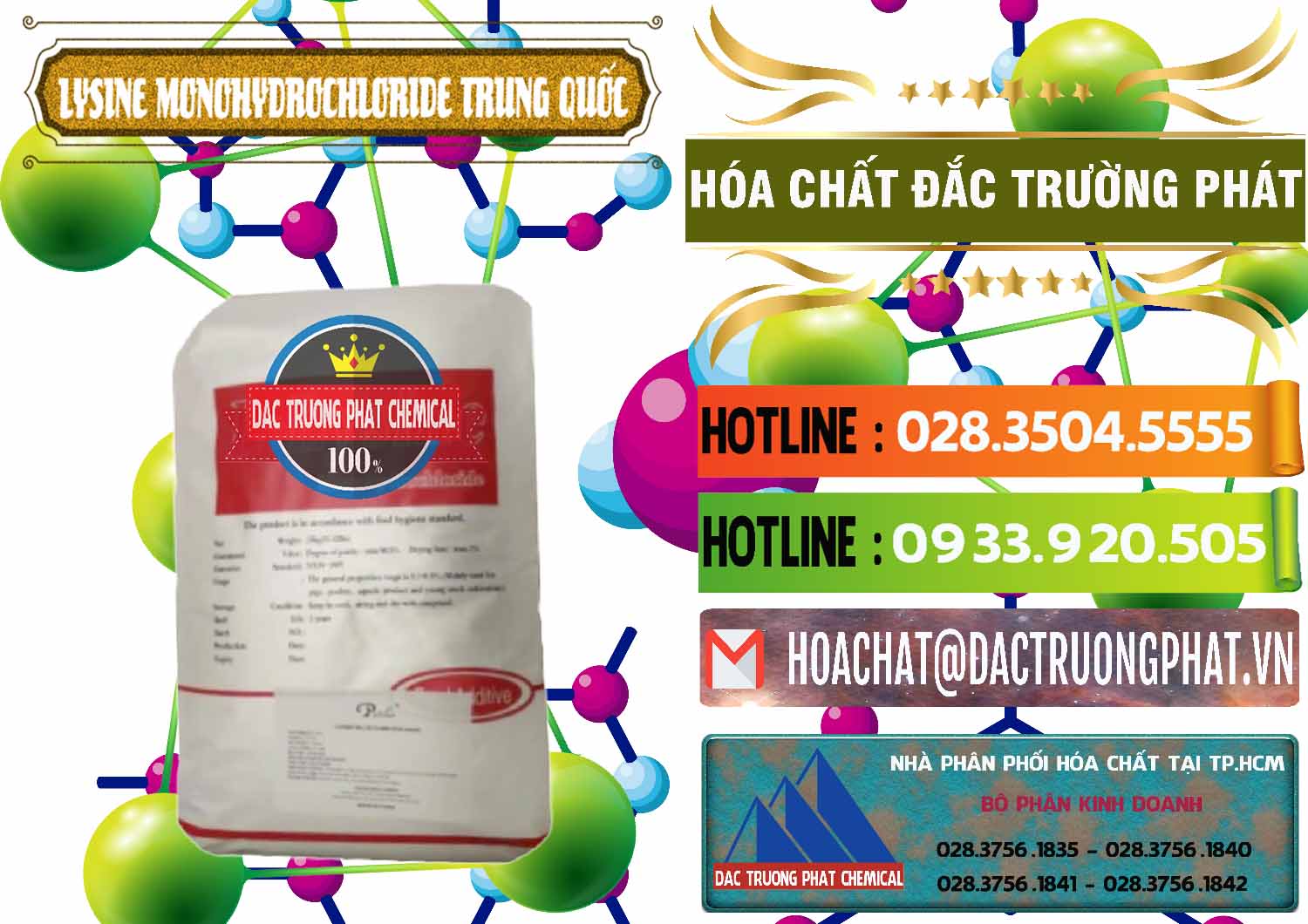 Chuyên nhập khẩu _ bán L-Lysine Monohydrochloride Feed Grade Trung Quốc China - 0454 - Công ty phân phối & cung cấp hóa chất tại TP.HCM - cungcaphoachat.com.vn