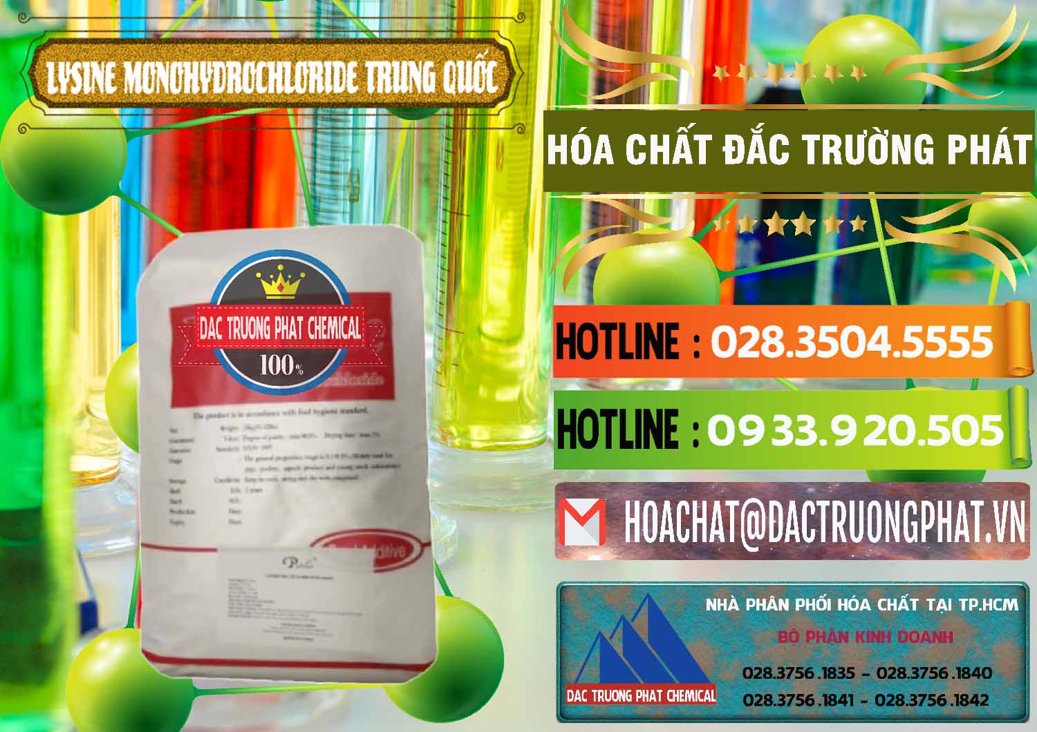 Cty bán ( cung cấp ) L-Lysine Monohydrochloride Feed Grade Trung Quốc China - 0454 - Đơn vị chuyên kinh doanh và cung cấp hóa chất tại TP.HCM - cungcaphoachat.com.vn