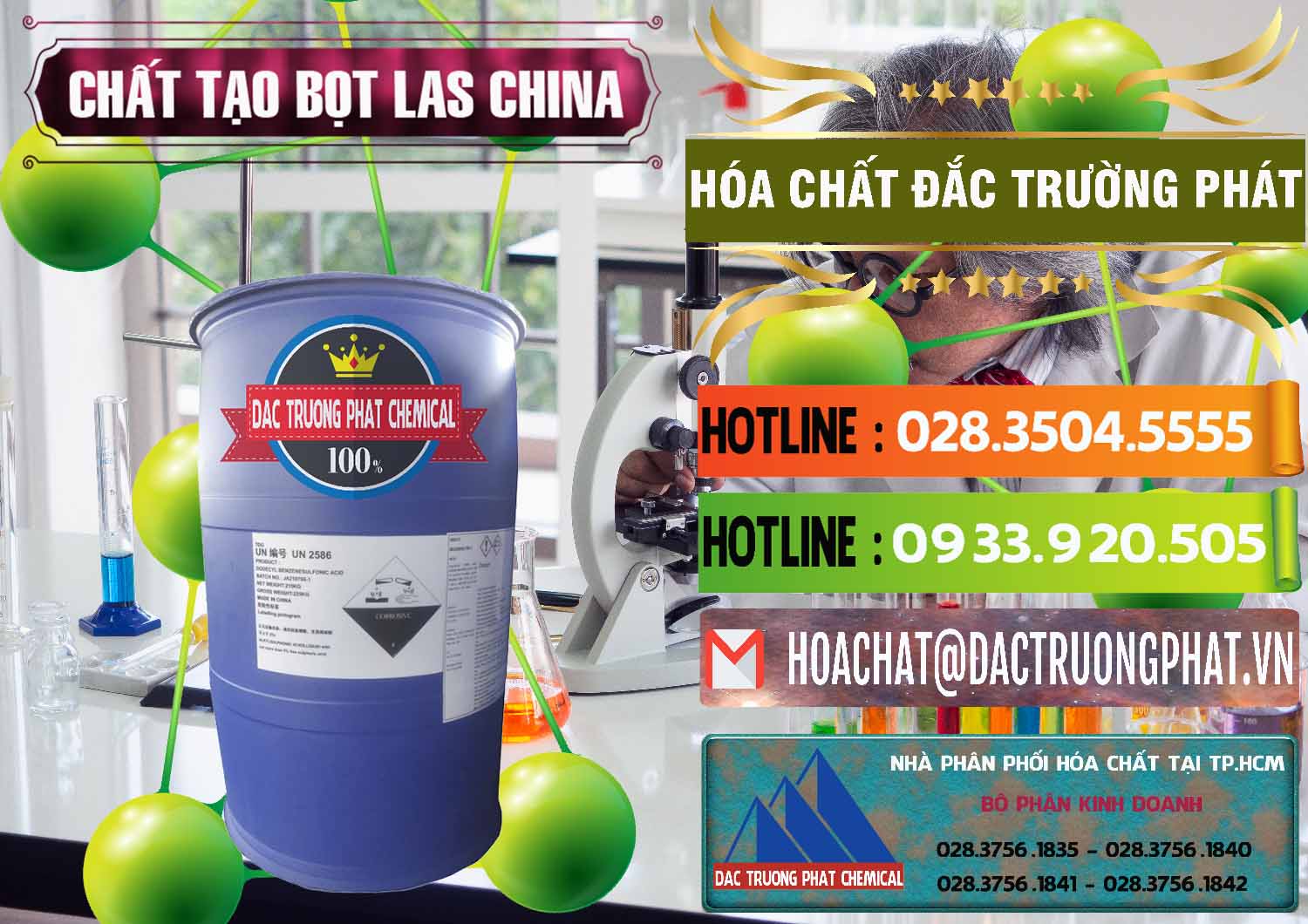 Nơi chuyên nhập khẩu và bán Chất tạo bọt Las Trung Quốc China - 0451 - Phân phối _ nhập khẩu hóa chất tại TP.HCM - cungcaphoachat.com.vn