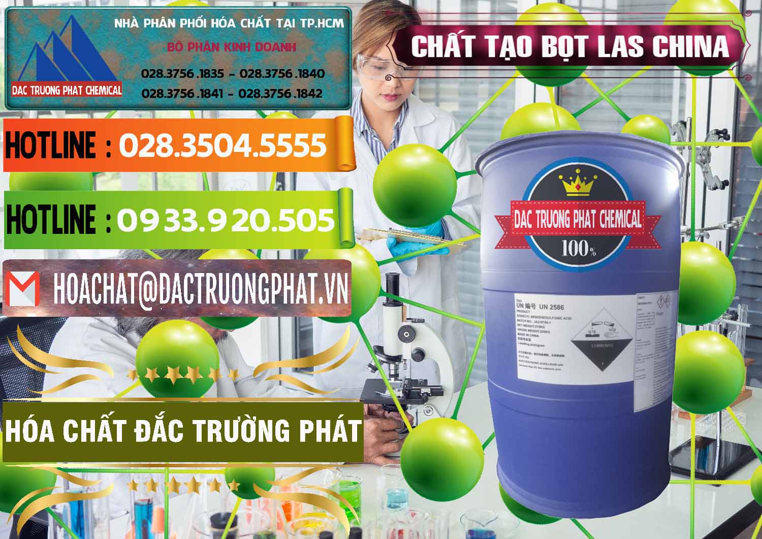 Nơi kinh doanh - bán Chất tạo bọt Las Trung Quốc China - 0451 - Nơi cung cấp và phân phối hóa chất tại TP.HCM - cungcaphoachat.com.vn