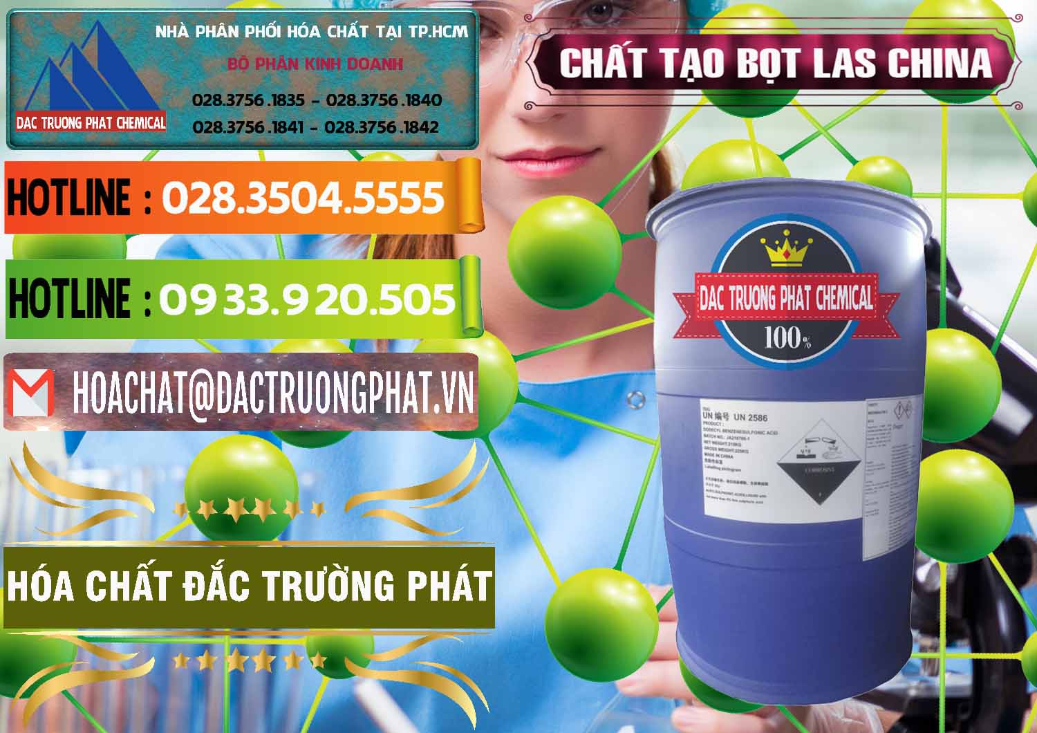 Chuyên phân phối và bán Chất tạo bọt Las Trung Quốc China - 0451 - Công ty chuyên phân phối - nhập khẩu hóa chất tại TP.HCM - cungcaphoachat.com.vn